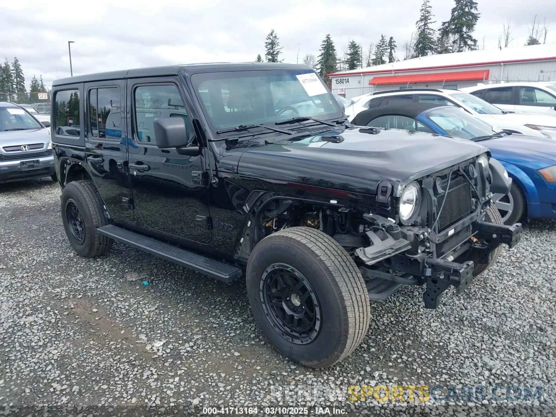 1 fotografías del automóvil dañado 1C4HJXDG1NW133757 JEEP WRANGLER UNLIMITED 2022