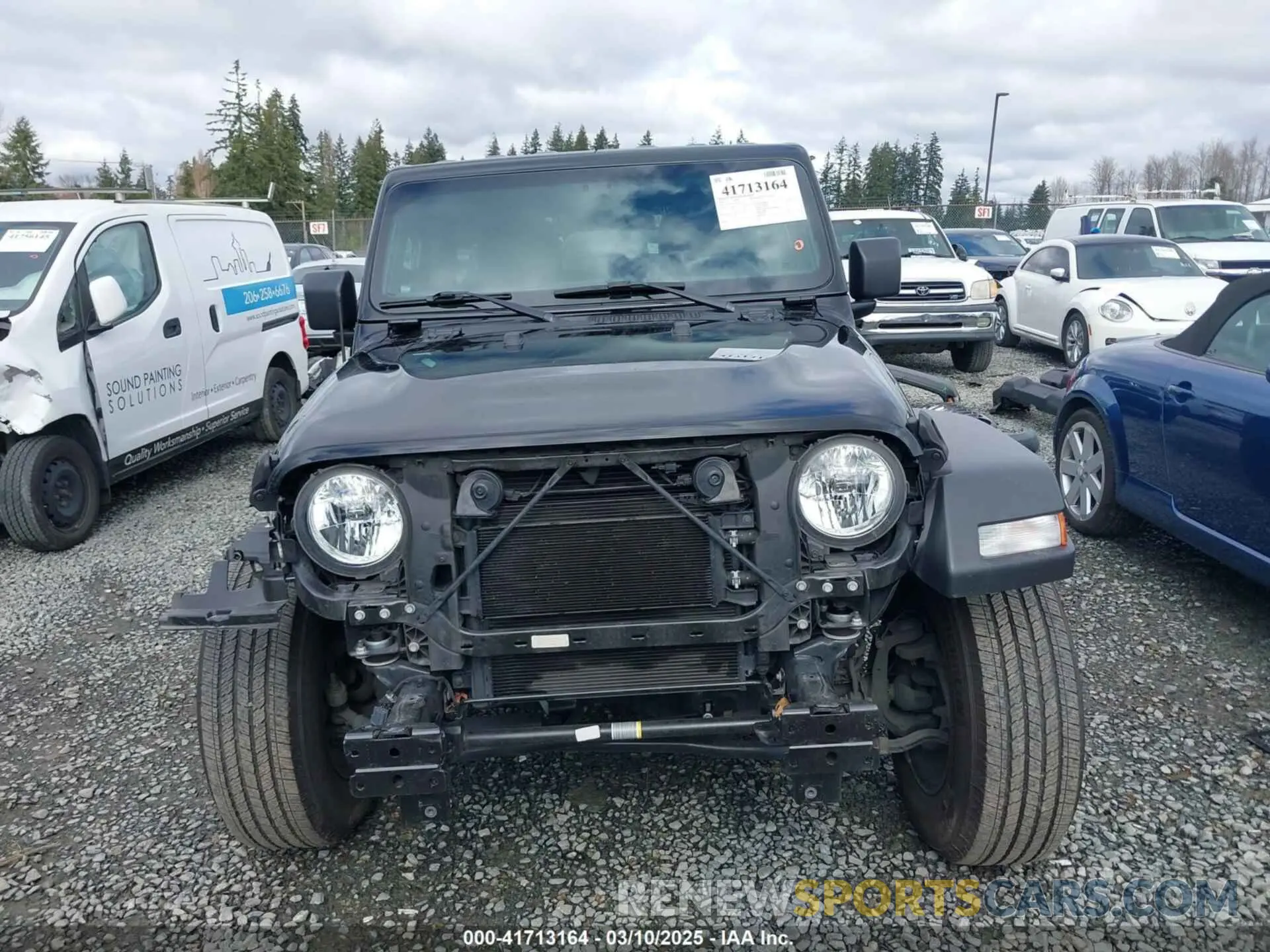 13 fotografías del automóvil dañado 1C4HJXDG1NW133757 JEEP WRANGLER UNLIMITED 2022