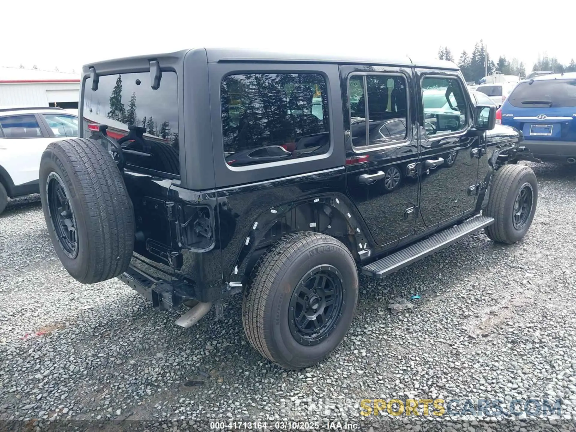 4 fotografías del automóvil dañado 1C4HJXDG1NW133757 JEEP WRANGLER UNLIMITED 2022