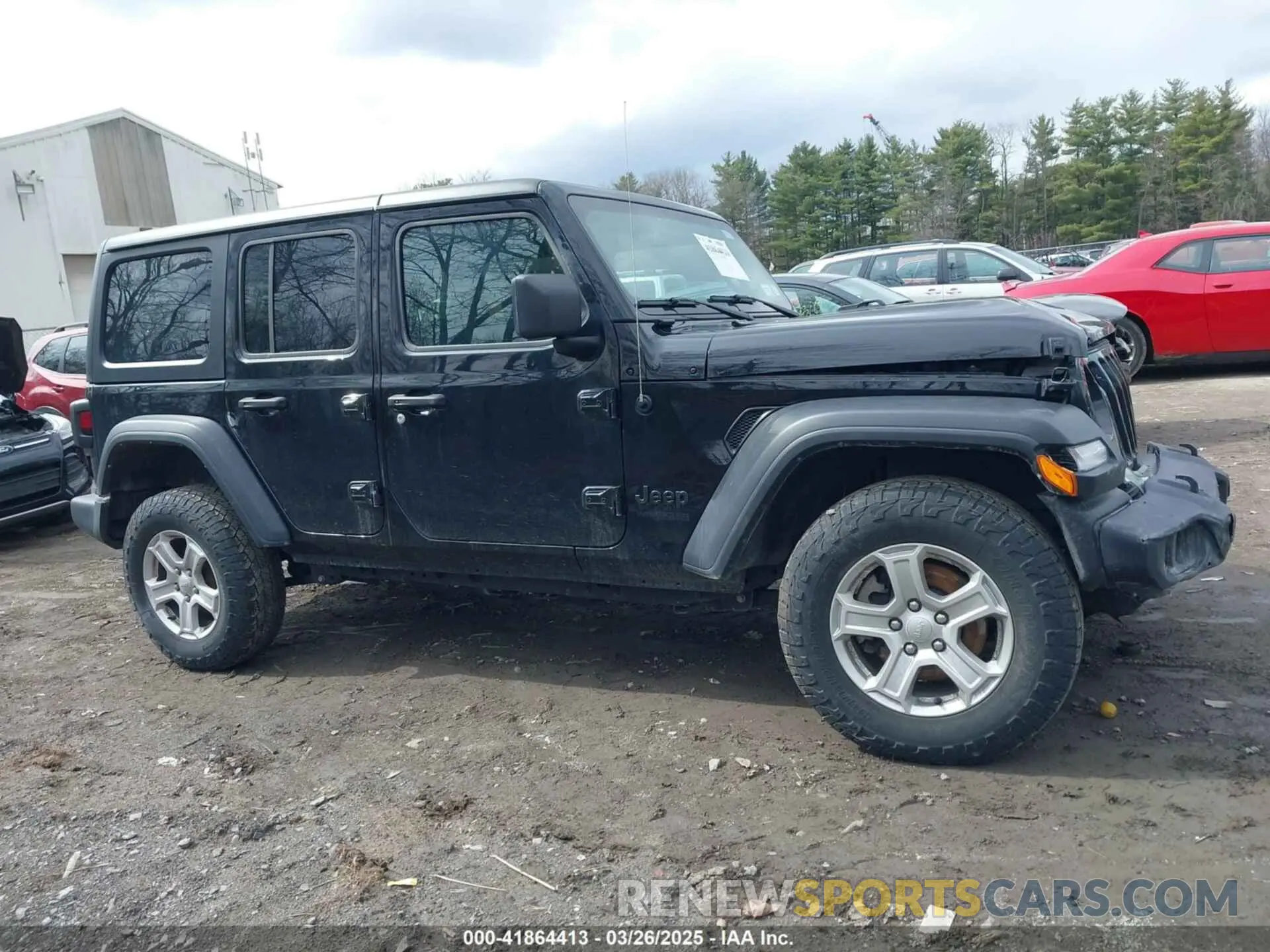 12 fotografías del automóvil dañado 1C4HJXDG1NW142202 JEEP WRANGLER UNLIMITED 2022