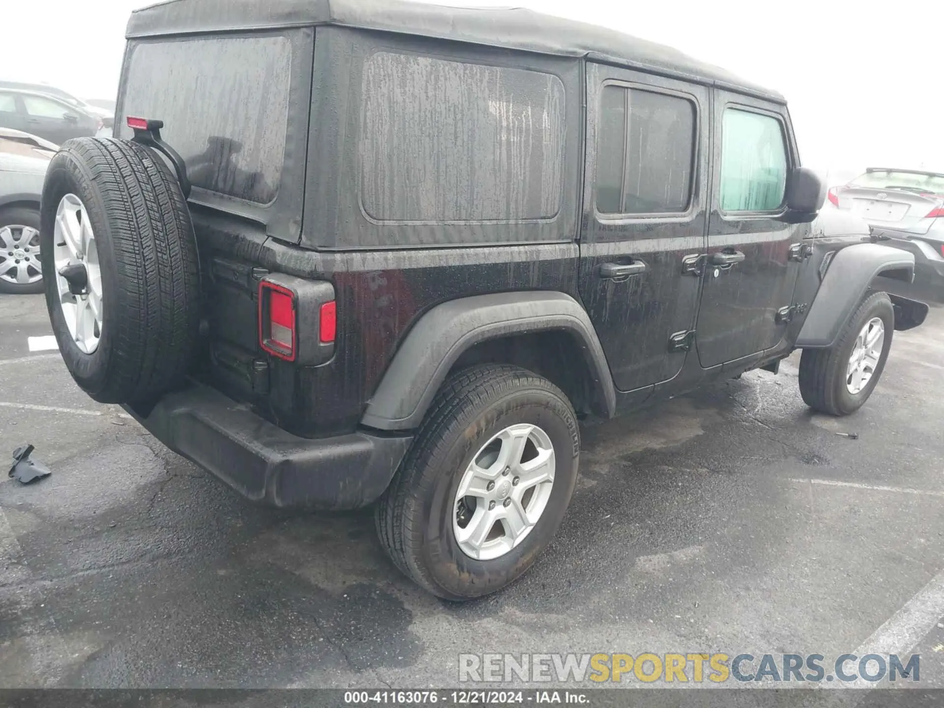 4 fotografías del automóvil dañado 1C4HJXDG1NW251565 JEEP WRANGLER UNLIMITED 2022