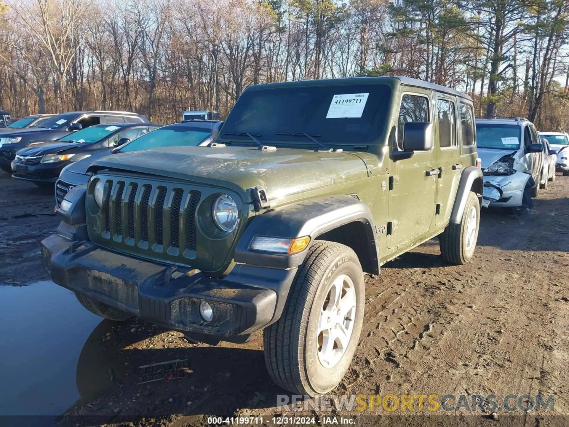 2 fotografías del automóvil dañado 1C4HJXDG2NW262462 JEEP WRANGLER UNLIMITED 2022