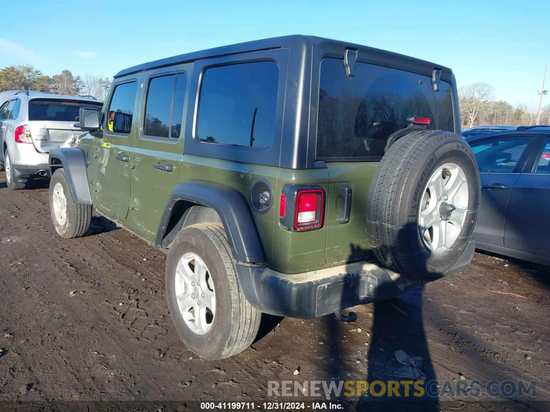 3 fotografías del automóvil dañado 1C4HJXDG2NW262462 JEEP WRANGLER UNLIMITED 2022