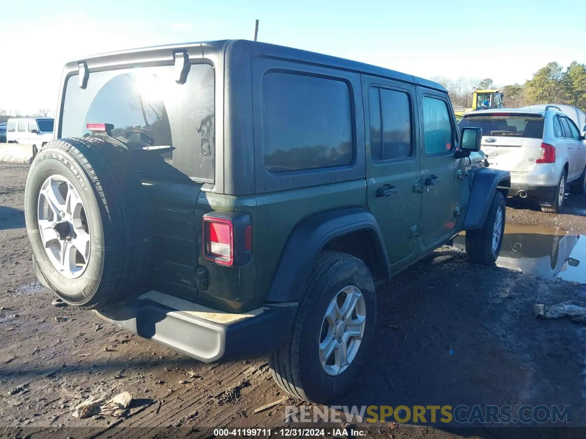 4 fotografías del automóvil dañado 1C4HJXDG2NW262462 JEEP WRANGLER UNLIMITED 2022