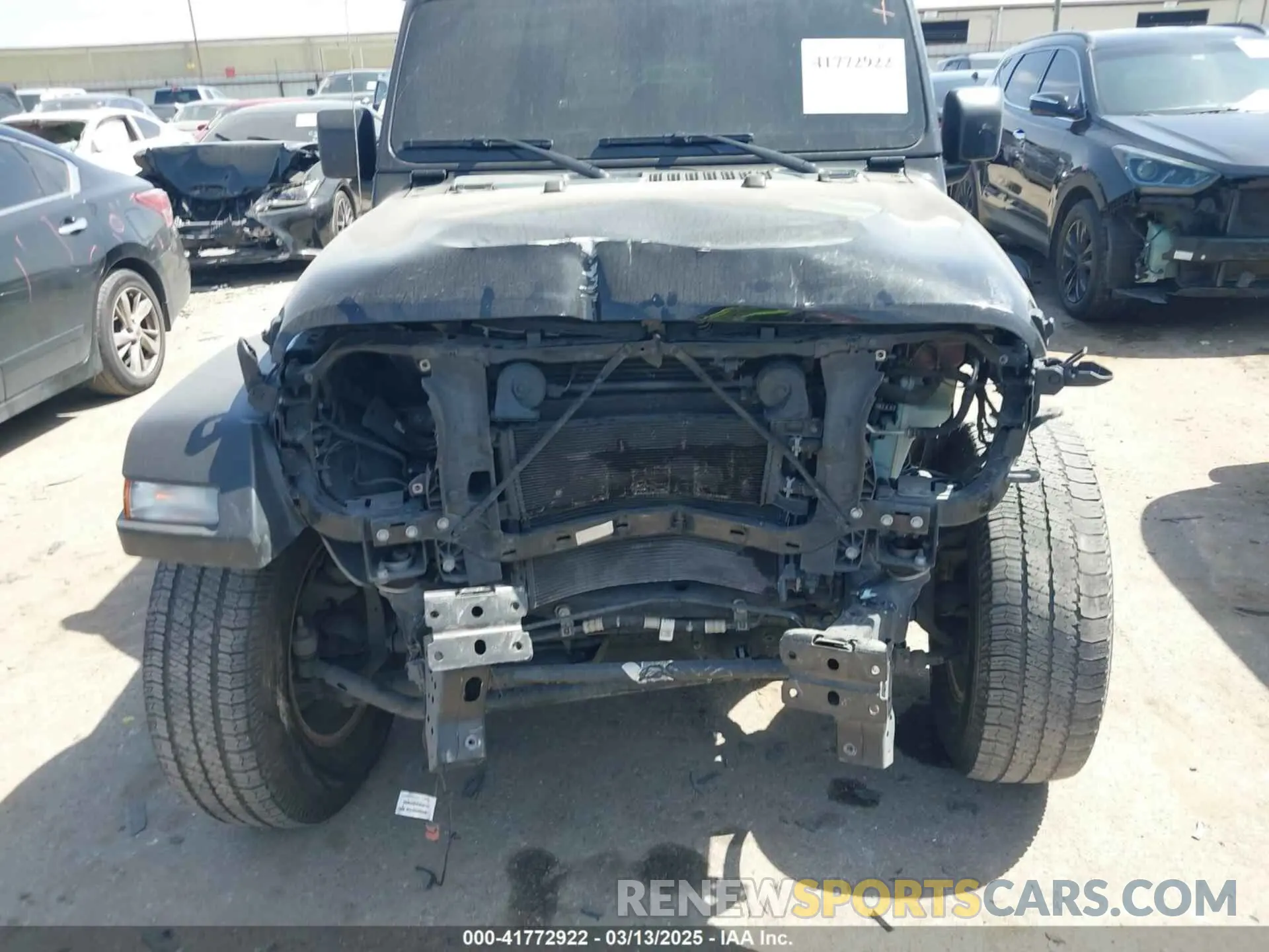 17 fotografías del automóvil dañado 1C4HJXDG5NW180130 JEEP WRANGLER UNLIMITED 2022