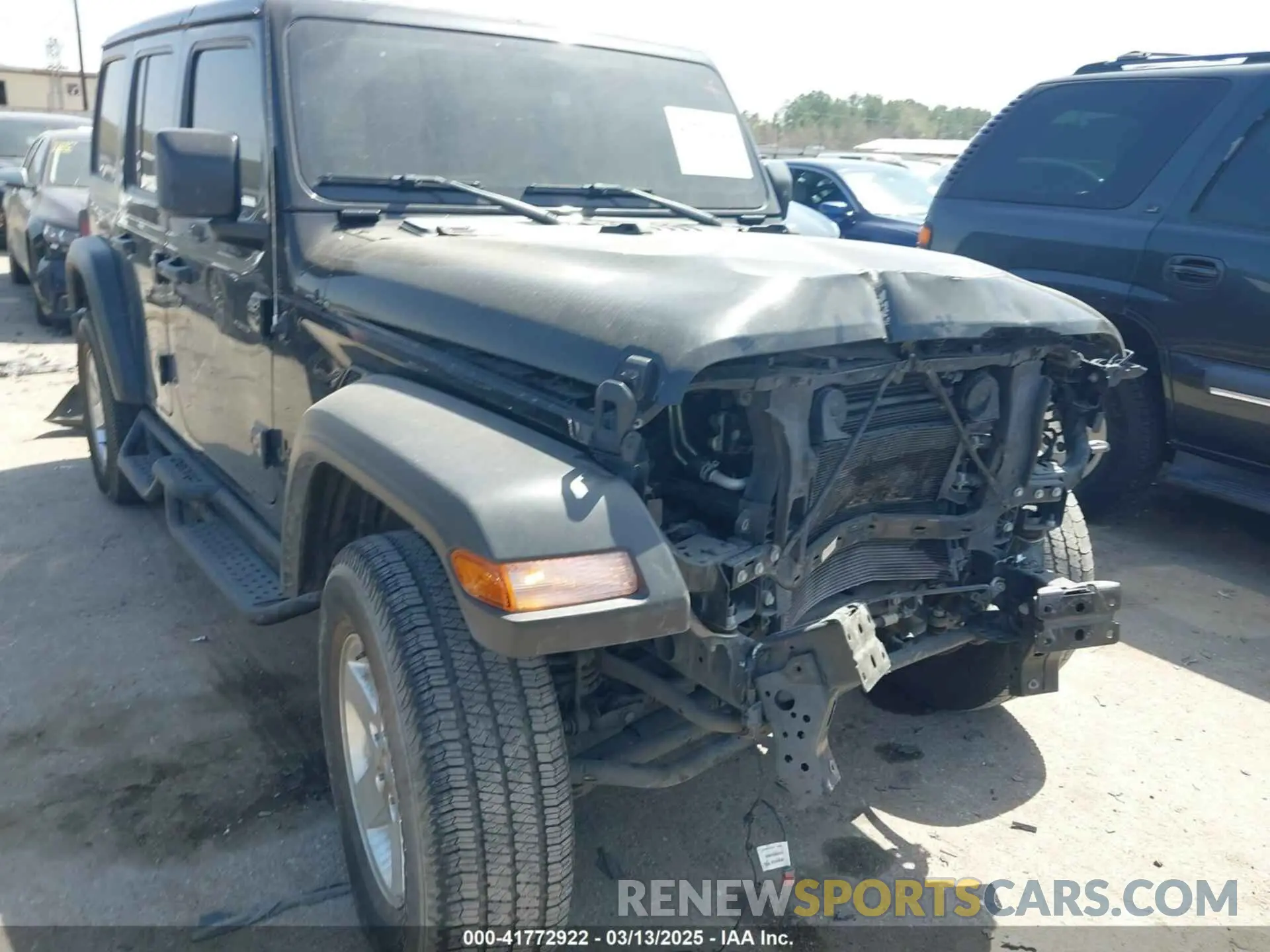 18 fotografías del automóvil dañado 1C4HJXDG5NW180130 JEEP WRANGLER UNLIMITED 2022