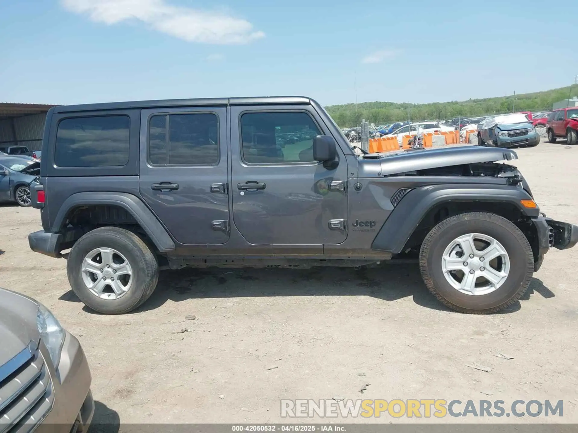 12 fotografías del automóvil dañado 1C4HJXDGXNW175635 JEEP WRANGLER UNLIMITED 2022