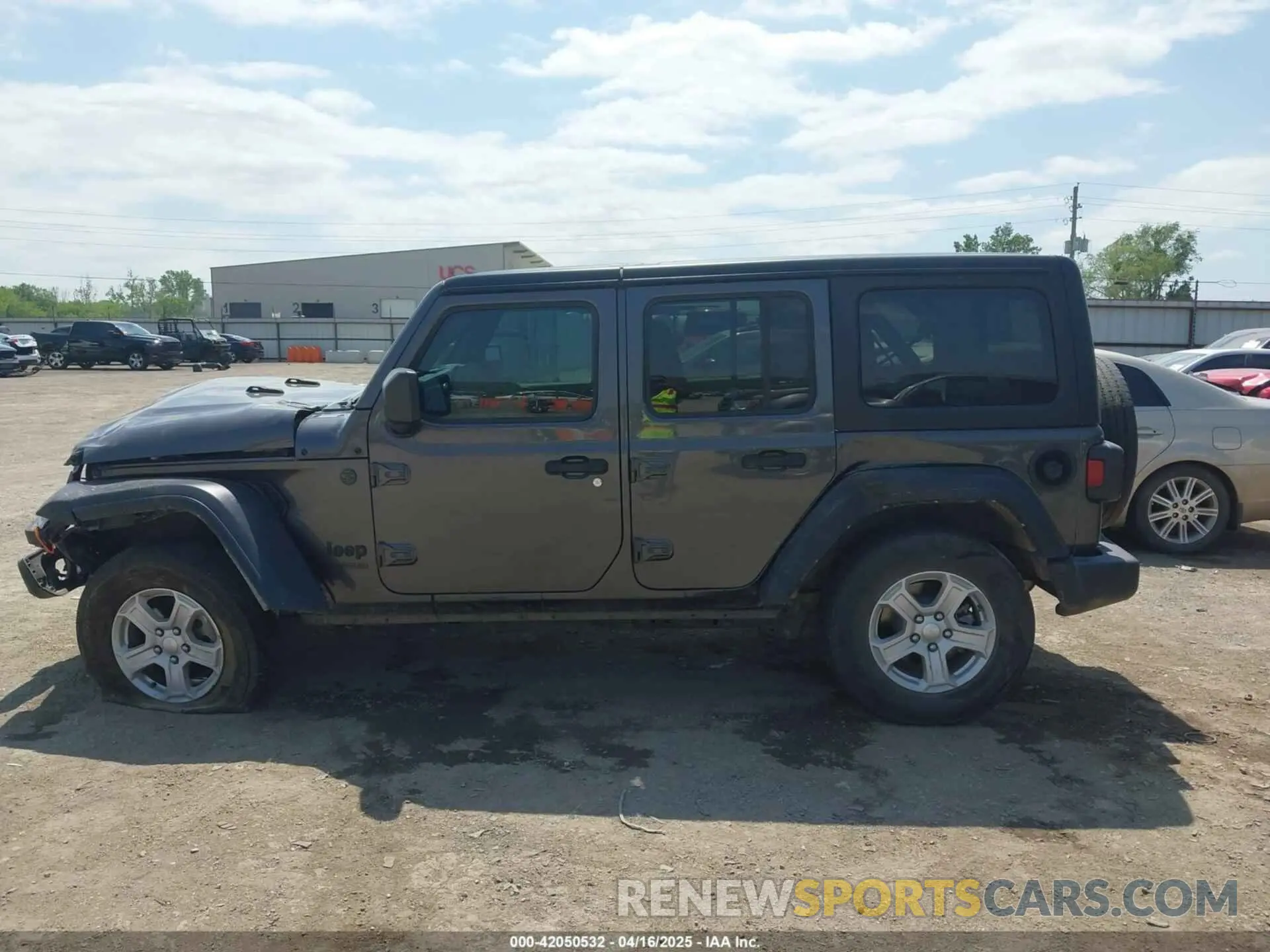 13 fotografías del automóvil dañado 1C4HJXDGXNW175635 JEEP WRANGLER UNLIMITED 2022