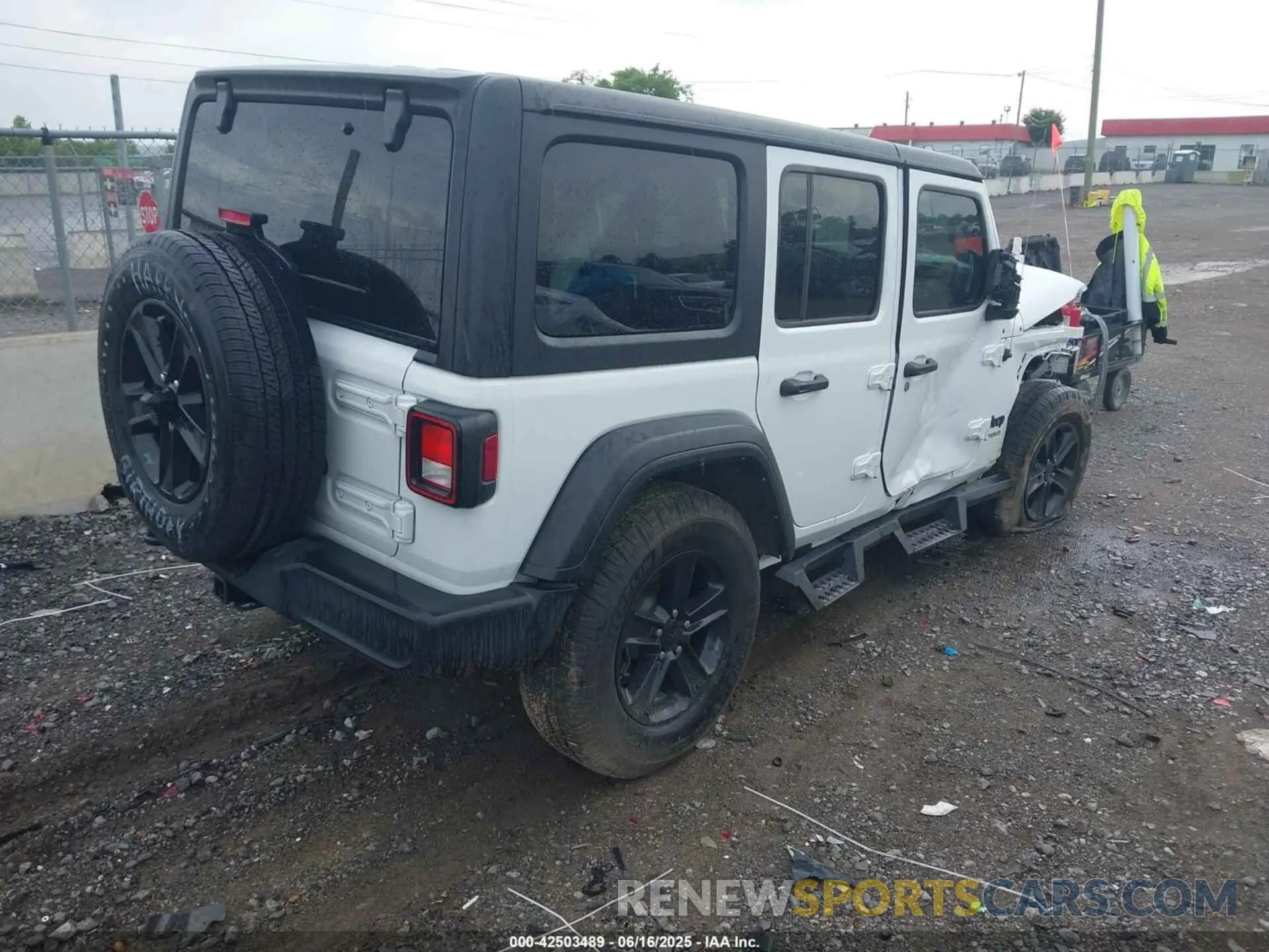4 fotografías del automóvil dañado 1C4HJXDGXNW201781 JEEP WRANGLER UNLIMITED 2022