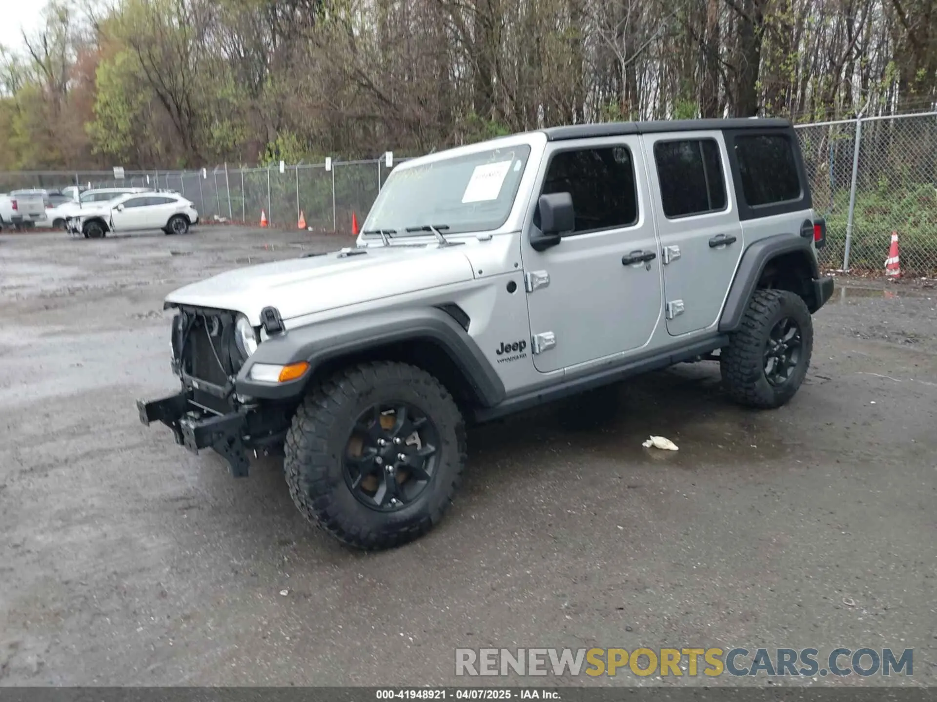 2 fotografías del automóvil dañado 1C4HJXDM9NW272685 JEEP WRANGLER UNLIMITED 2022
