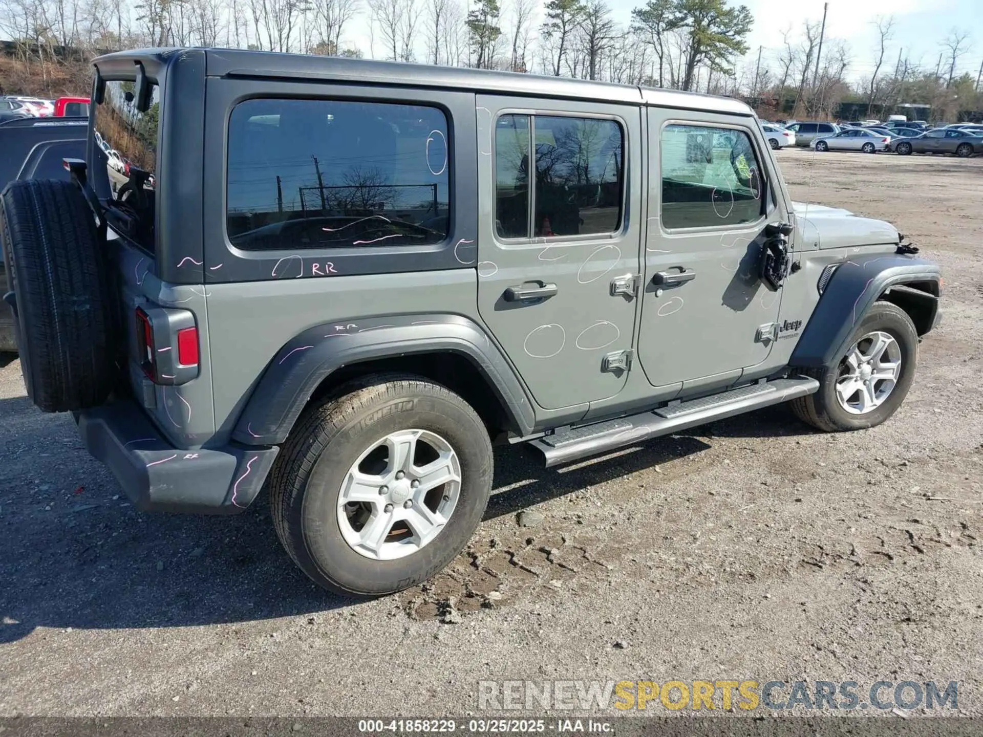 4 fotografías del automóvil dañado 1C4HJXDN2NW267658 JEEP WRANGLER UNLIMITED 2022