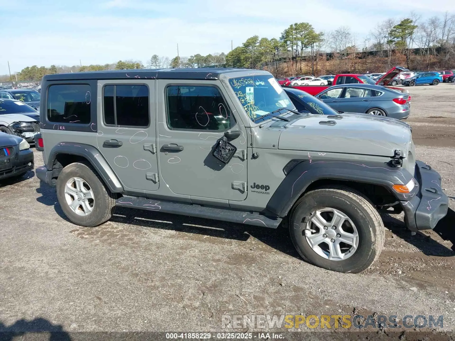 6 fotografías del automóvil dañado 1C4HJXDN2NW267658 JEEP WRANGLER UNLIMITED 2022