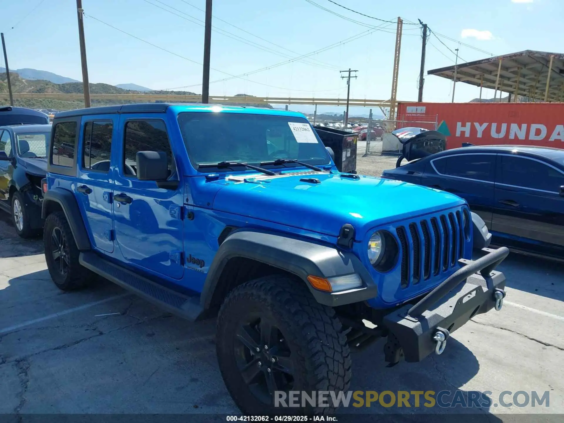 1 fotografías del automóvil dañado 1C4HJXDN3NW196406 JEEP WRANGLER UNLIMITED 2022