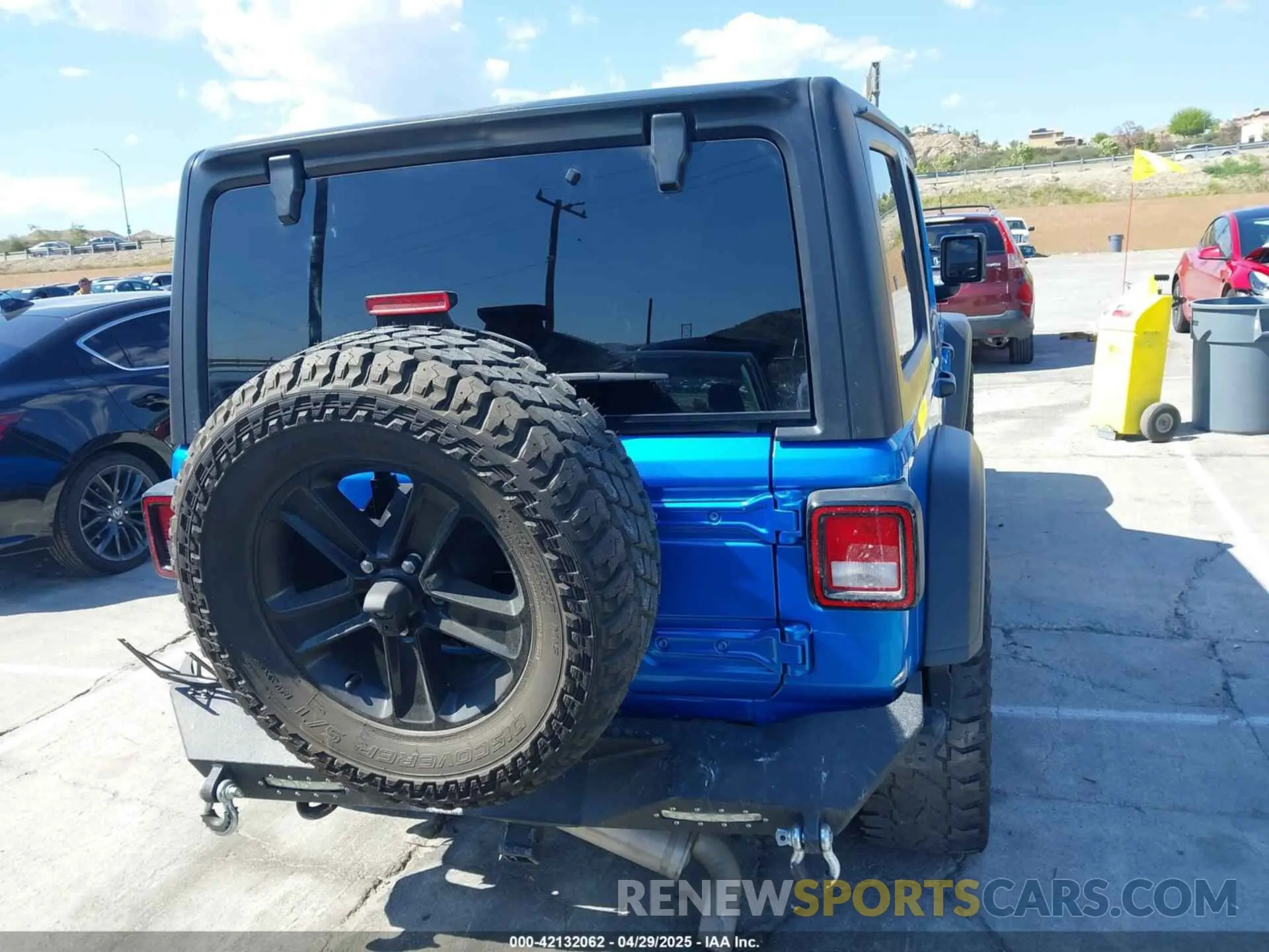 16 fotografías del automóvil dañado 1C4HJXDN3NW196406 JEEP WRANGLER UNLIMITED 2022