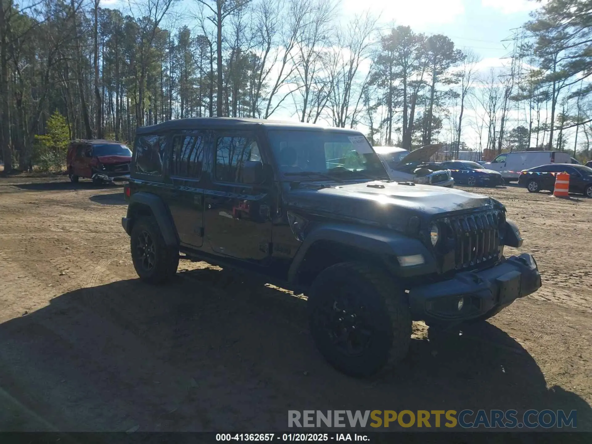 1 fotografías del automóvil dañado 1C4HJXDN6NW132859 JEEP WRANGLER UNLIMITED 2022