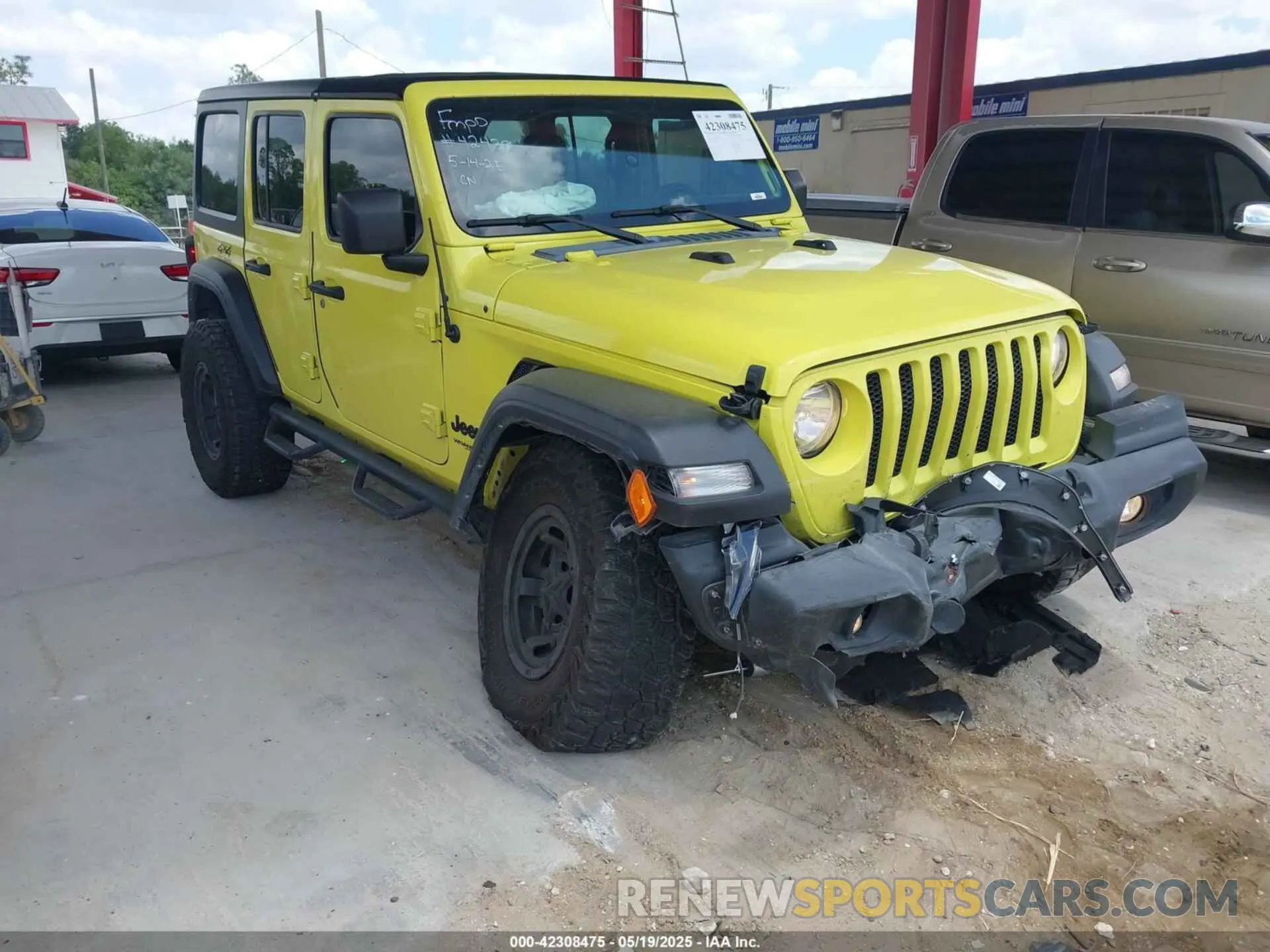 1 fotografías del automóvil dañado 1C4HJXDN7NW258132 JEEP WRANGLER UNLIMITED 2022