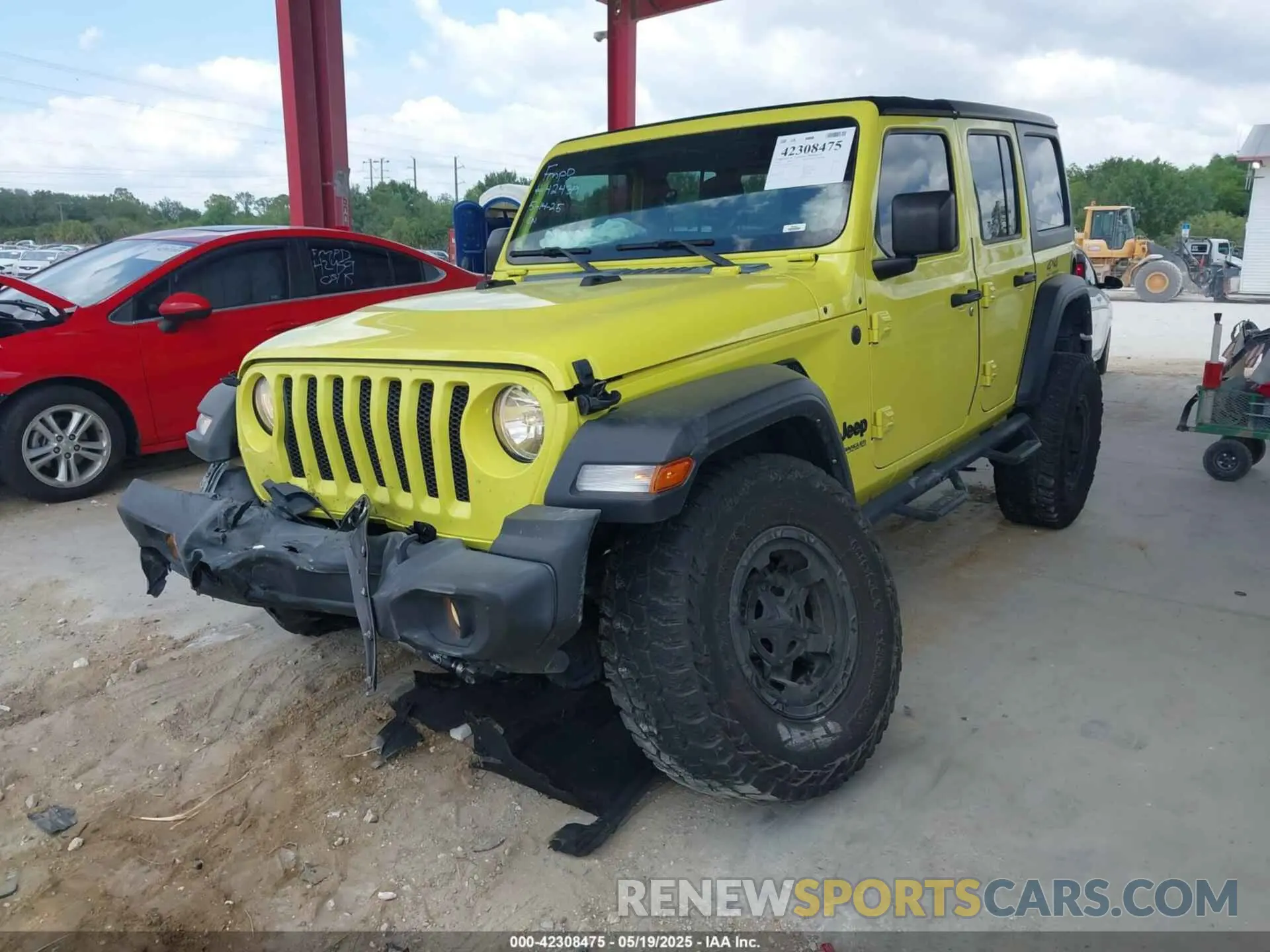 2 fotografías del automóvil dañado 1C4HJXDN7NW258132 JEEP WRANGLER UNLIMITED 2022