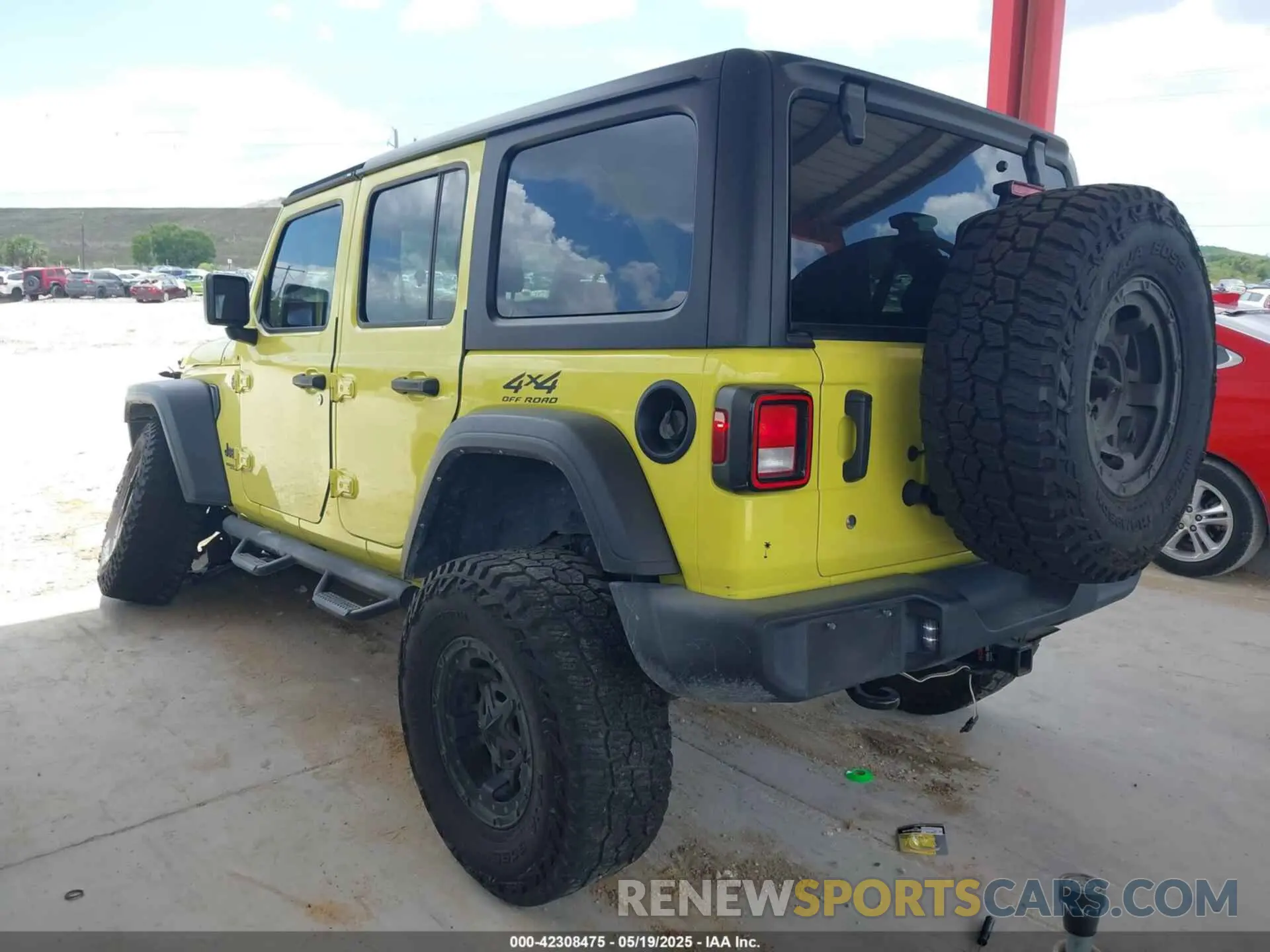 3 fotografías del automóvil dañado 1C4HJXDN7NW258132 JEEP WRANGLER UNLIMITED 2022