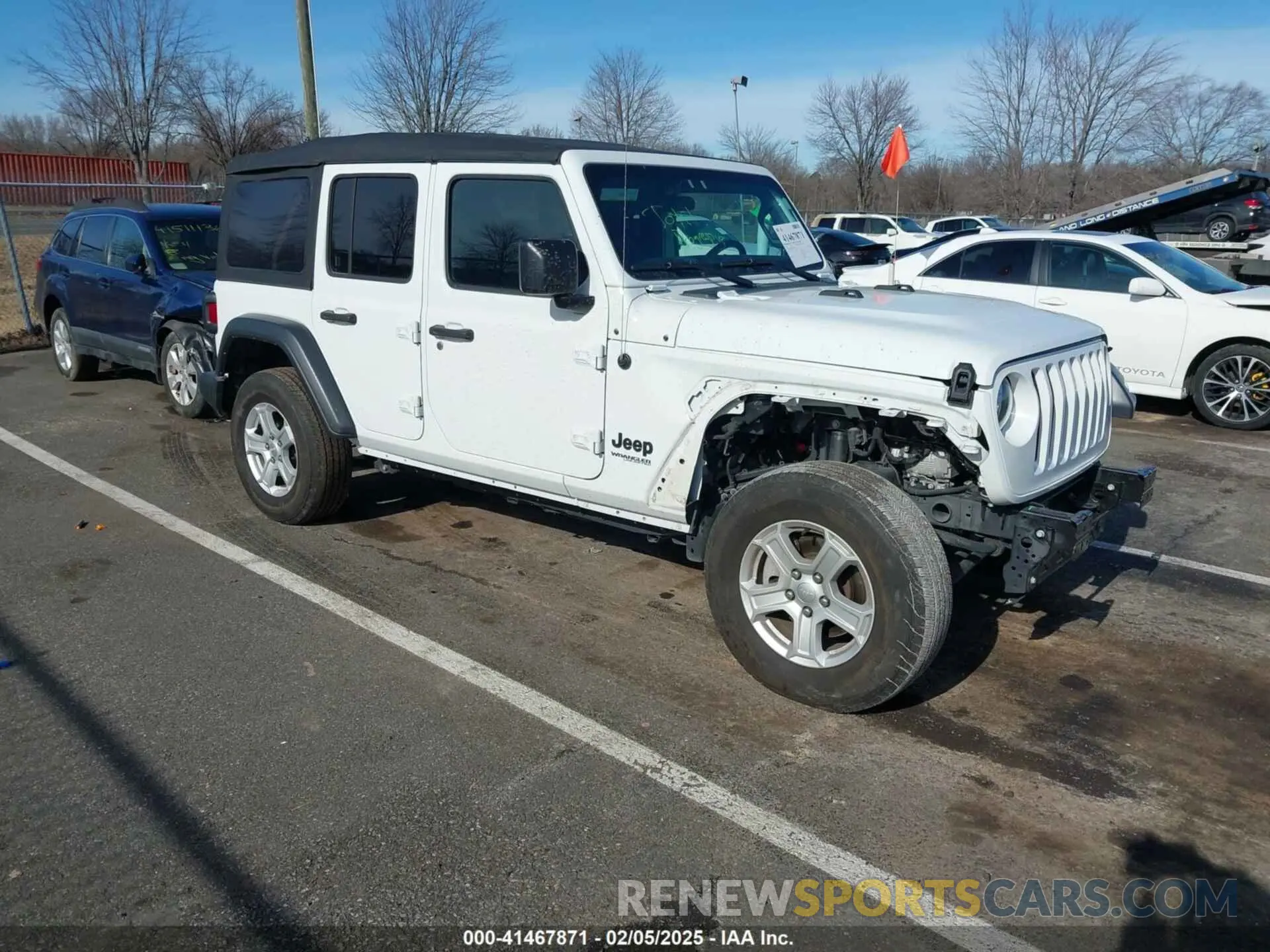1 fotografías del automóvil dañado 1C4HJXDN9NW270184 JEEP WRANGLER UNLIMITED 2022