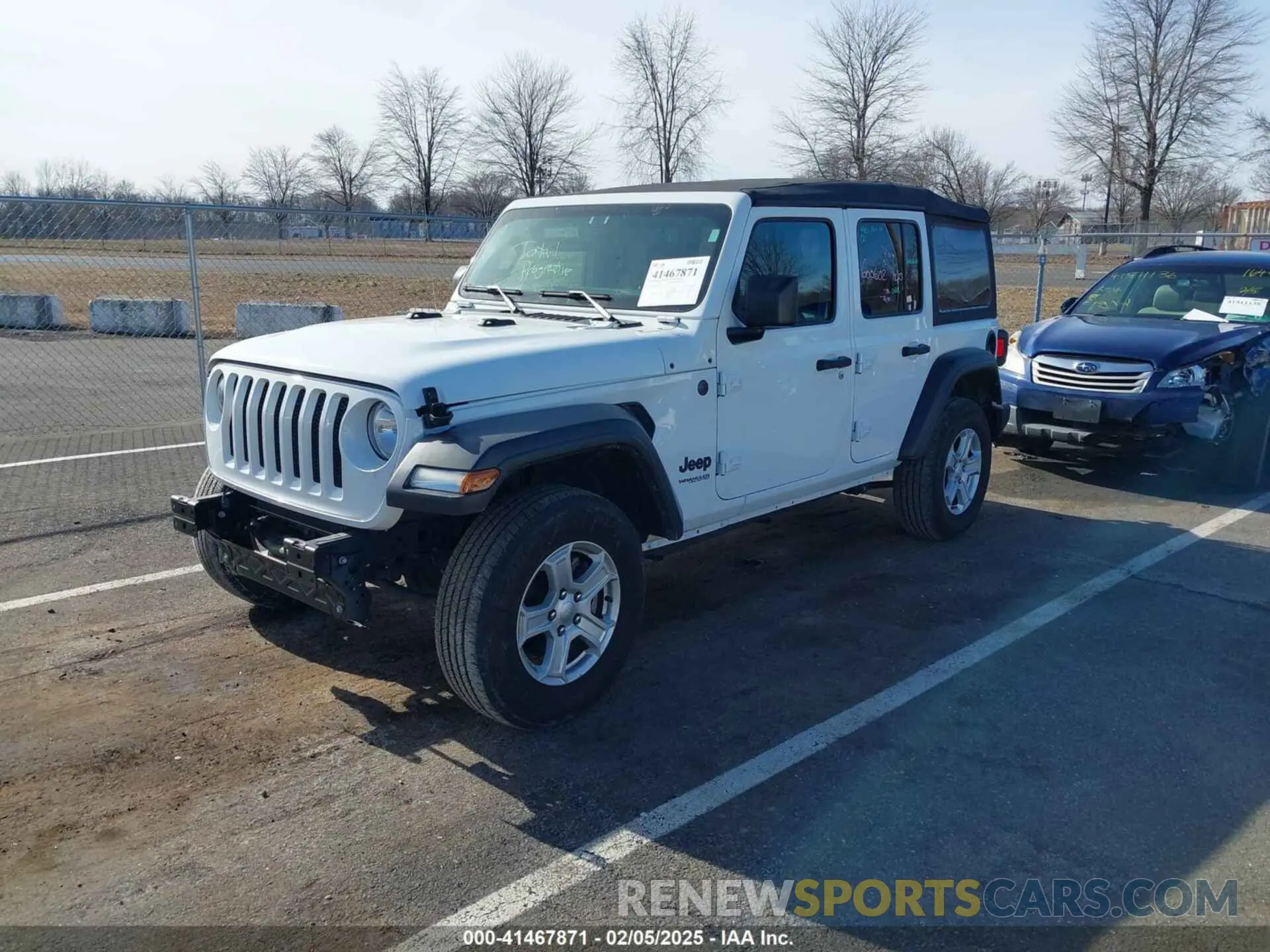 2 fotografías del automóvil dañado 1C4HJXDN9NW270184 JEEP WRANGLER UNLIMITED 2022