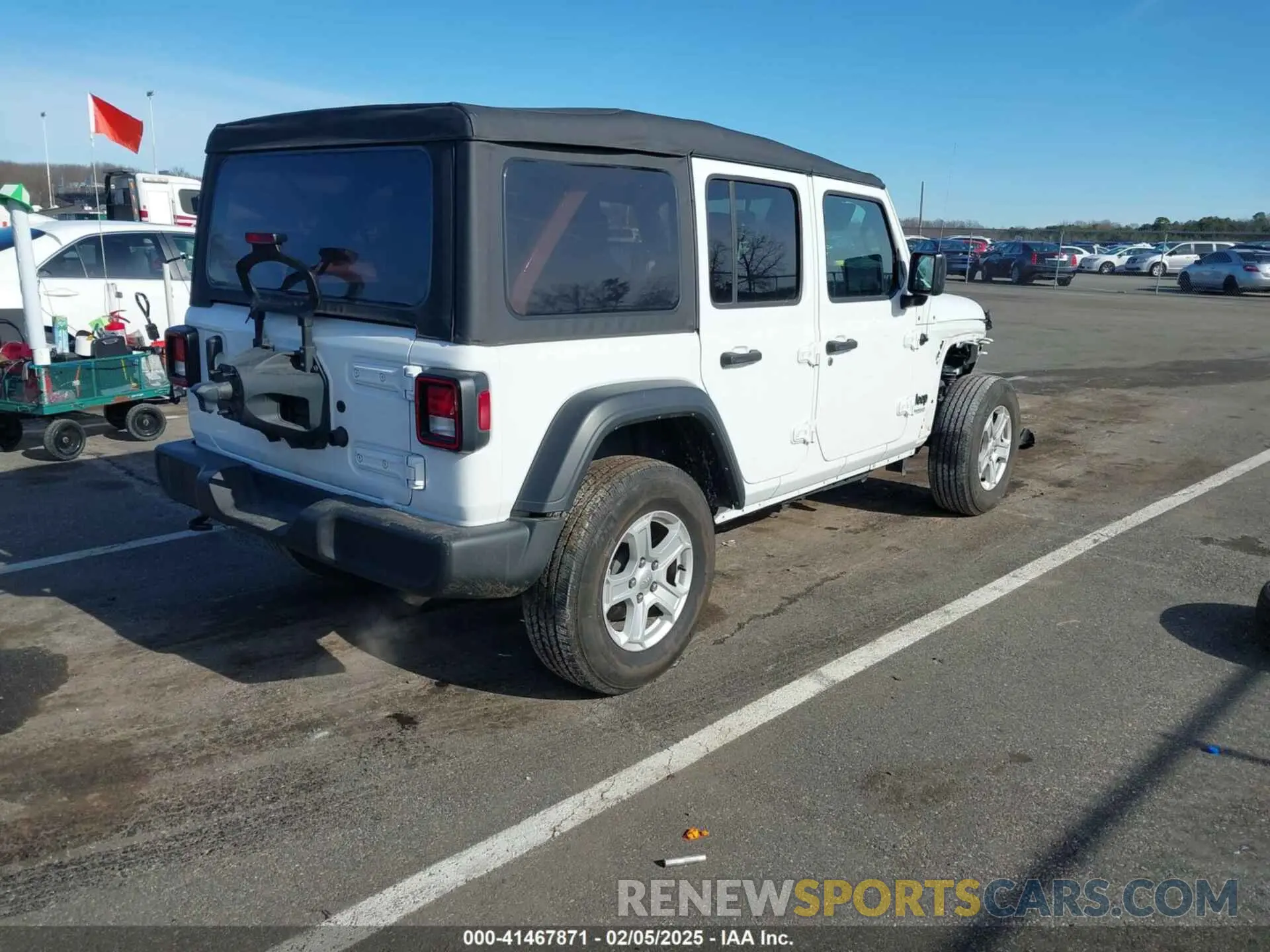 4 fotografías del automóvil dañado 1C4HJXDN9NW270184 JEEP WRANGLER UNLIMITED 2022