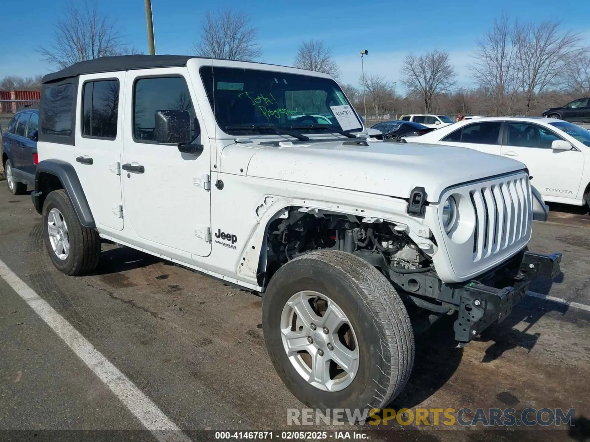 6 fotografías del automóvil dañado 1C4HJXDN9NW270184 JEEP WRANGLER UNLIMITED 2022
