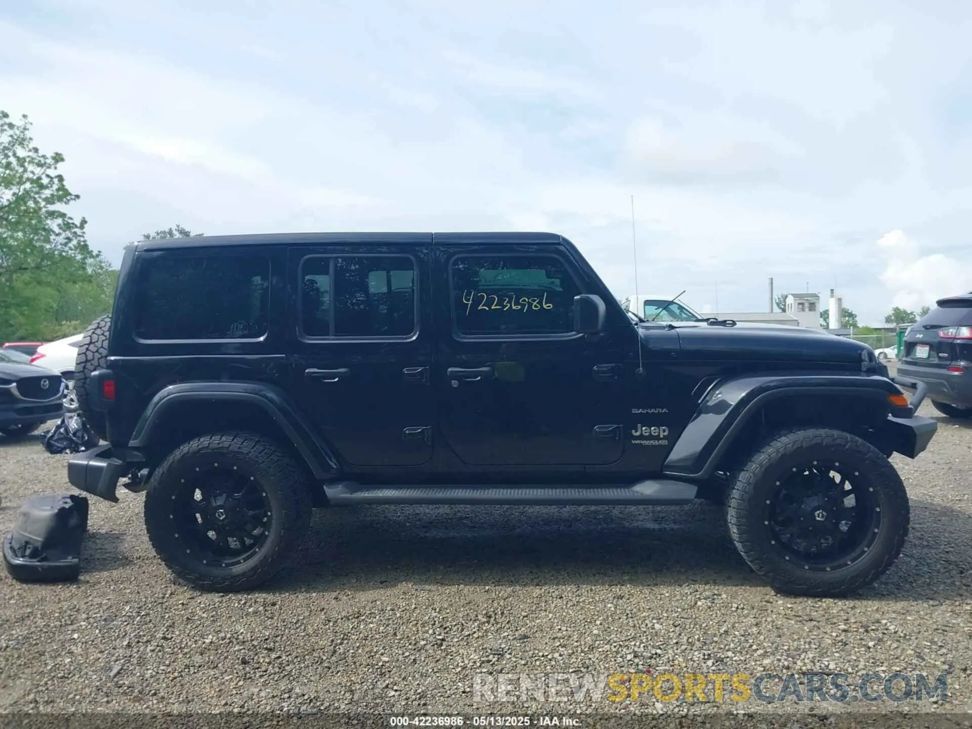 14 fotografías del automóvil dañado 1C4HJXEG6NW195167 JEEP WRANGLER UNLIMITED 2022