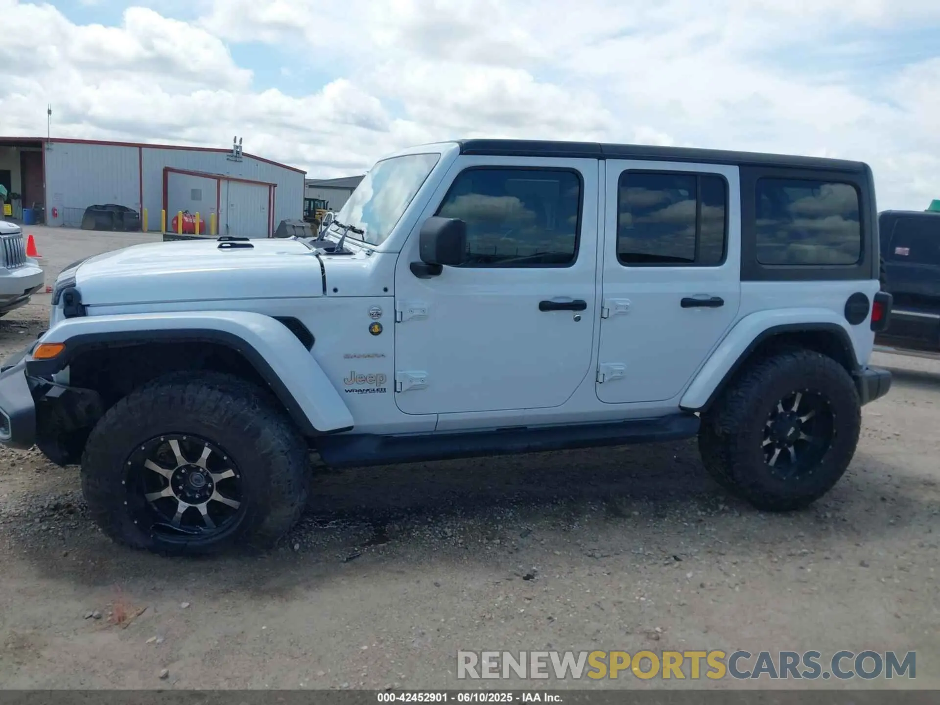 14 fotografías del automóvil dañado 1C4HJXEN5NW144922 JEEP WRANGLER UNLIMITED 2022