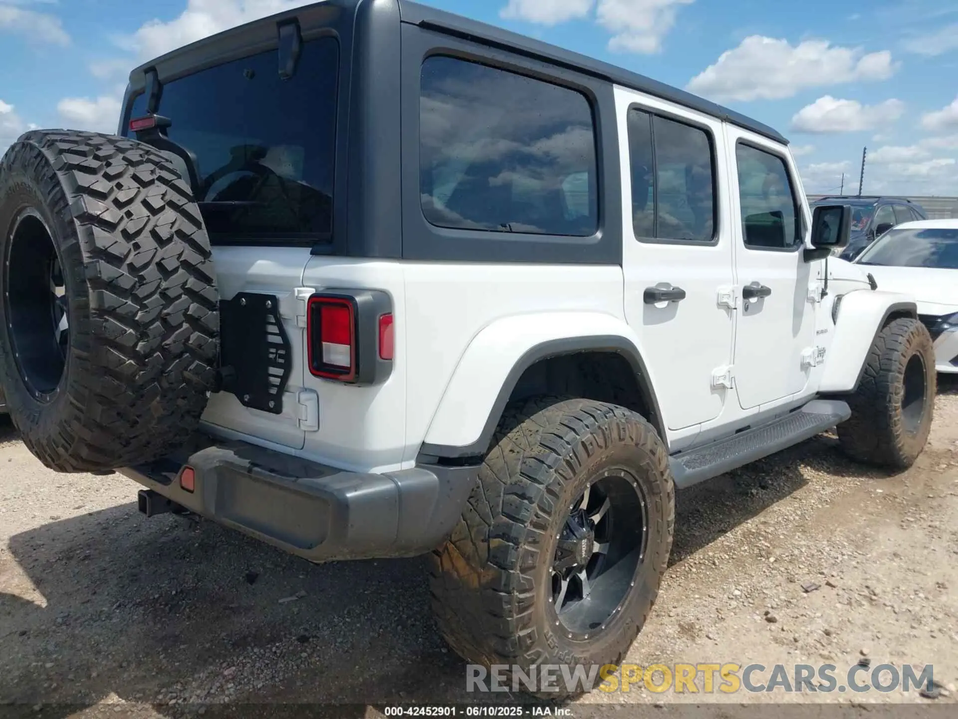 4 fotografías del automóvil dañado 1C4HJXEN5NW144922 JEEP WRANGLER UNLIMITED 2022