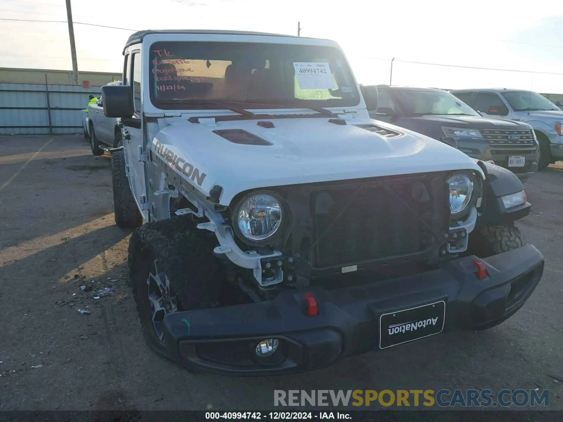 1 fotografías del automóvil dañado 1C4HJXFN4NW123803 JEEP WRANGLER UNLIMITED 2022