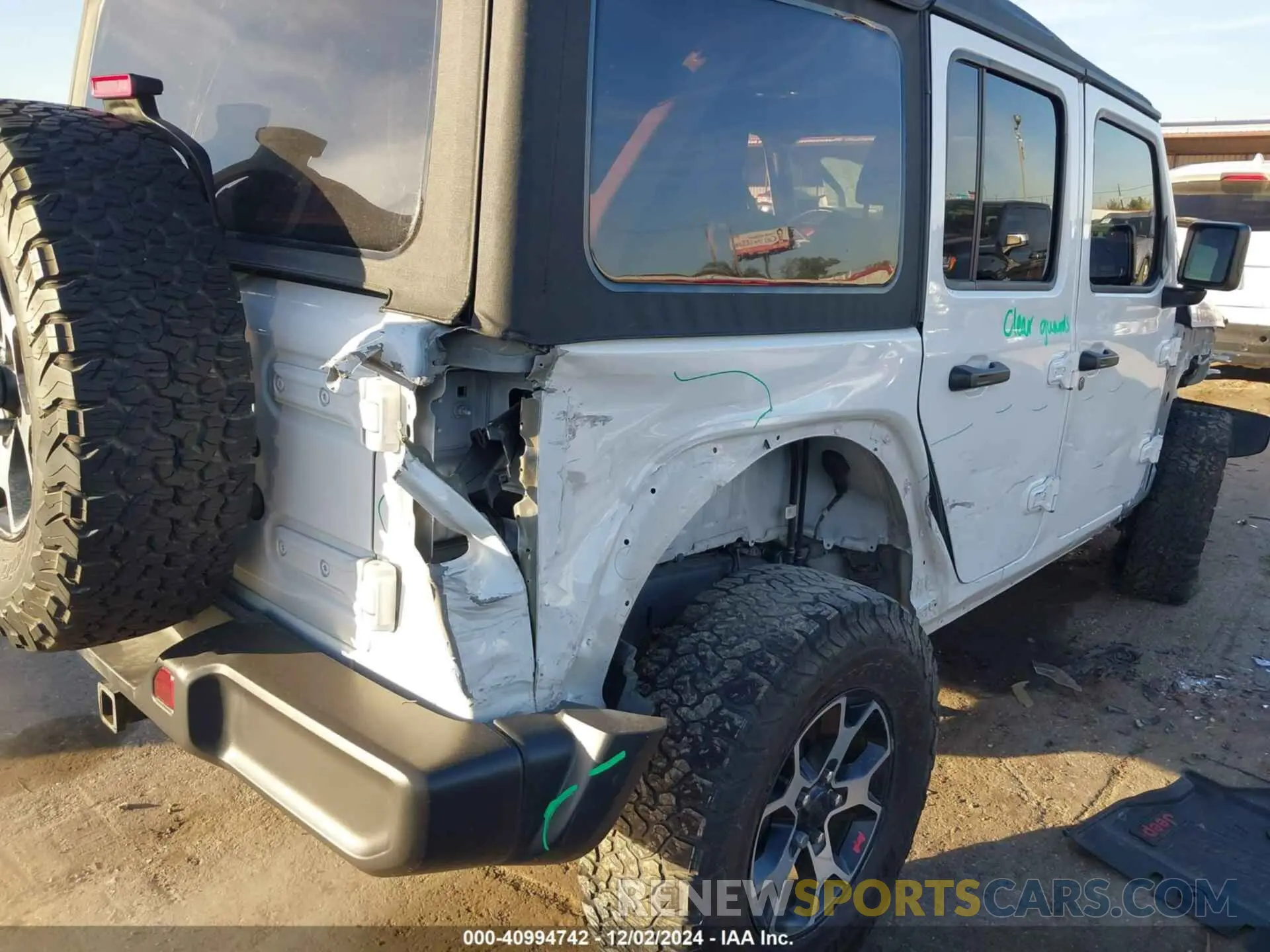 6 fotografías del automóvil dañado 1C4HJXFN4NW123803 JEEP WRANGLER UNLIMITED 2022