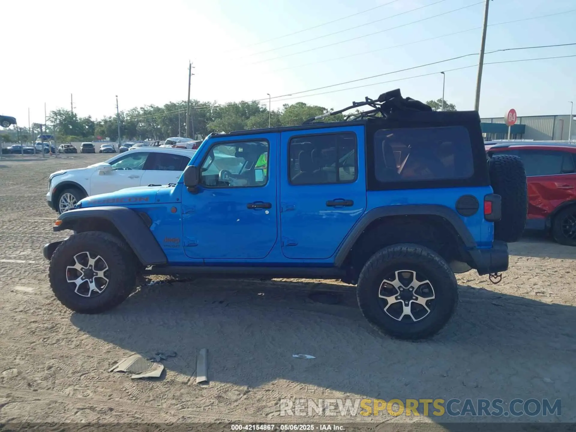 14 fotografías del automóvil dañado 1C4HJXFNXNW270269 JEEP WRANGLER UNLIMITED 2022