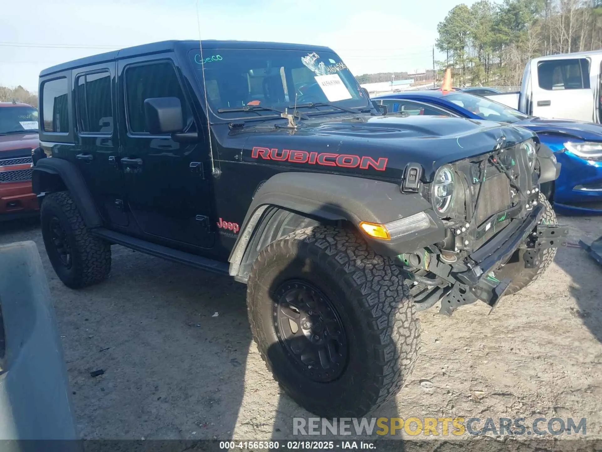 1 fotografías del automóvil dañado 1C4JJXFG9NW264028 JEEP WRANGLER UNLIMITED 2022