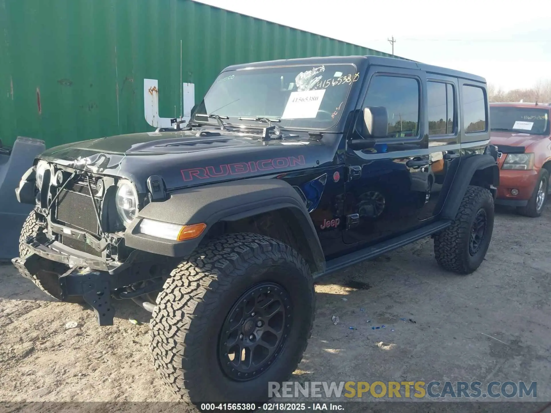 2 fotografías del automóvil dañado 1C4JJXFG9NW264028 JEEP WRANGLER UNLIMITED 2022
