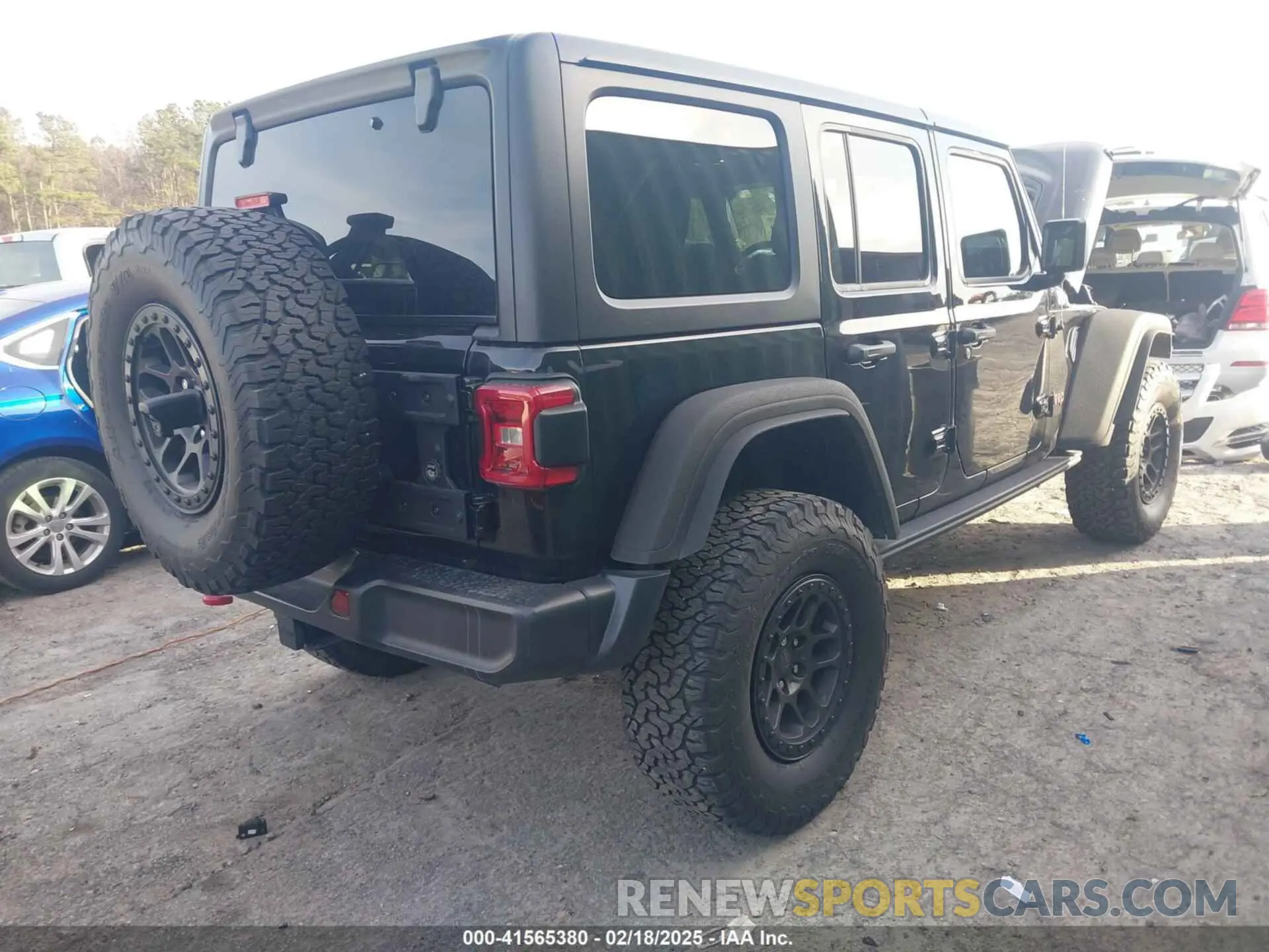 4 fotografías del automóvil dañado 1C4JJXFG9NW264028 JEEP WRANGLER UNLIMITED 2022