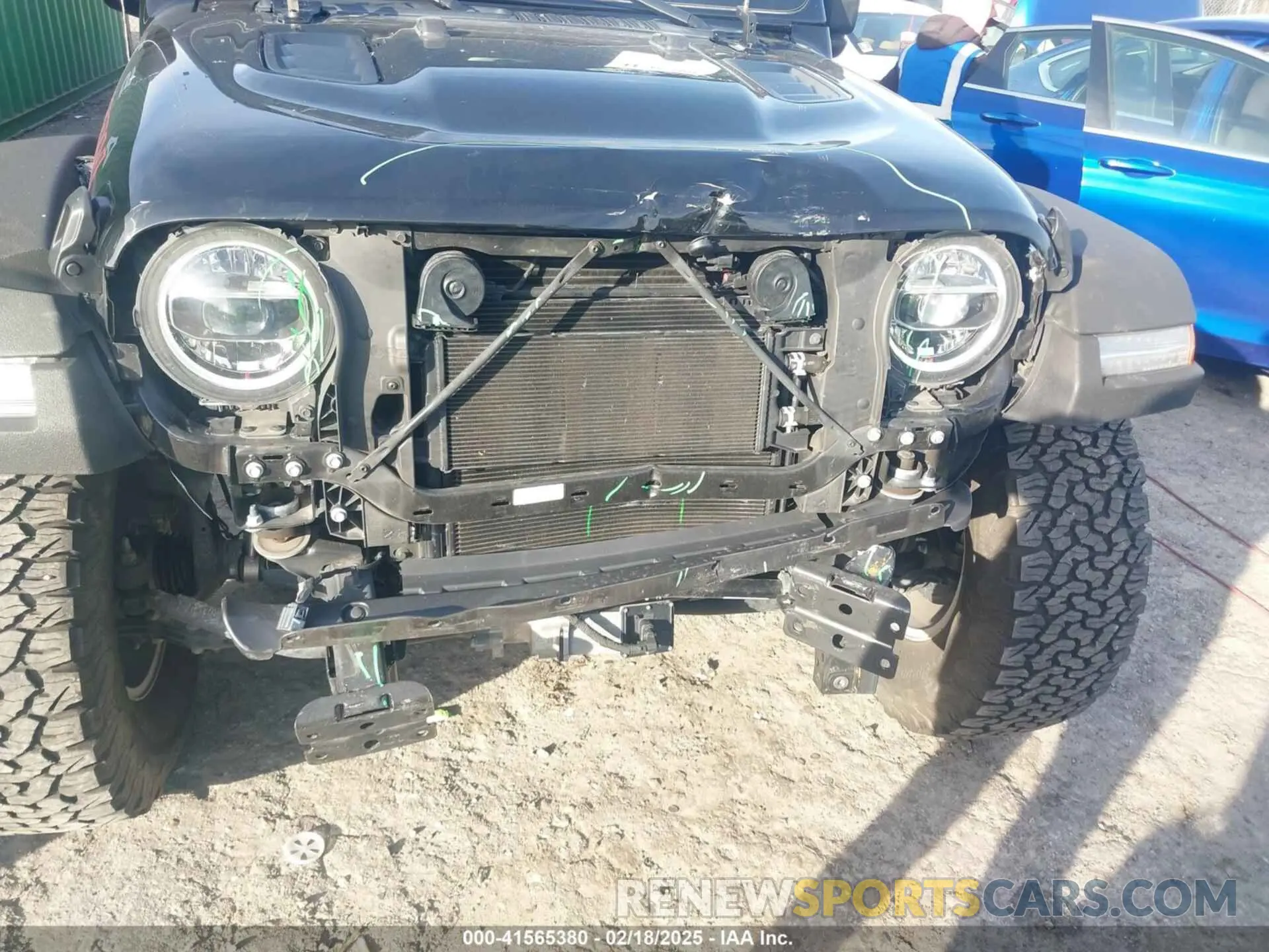 6 fotografías del automóvil dañado 1C4JJXFG9NW264028 JEEP WRANGLER UNLIMITED 2022