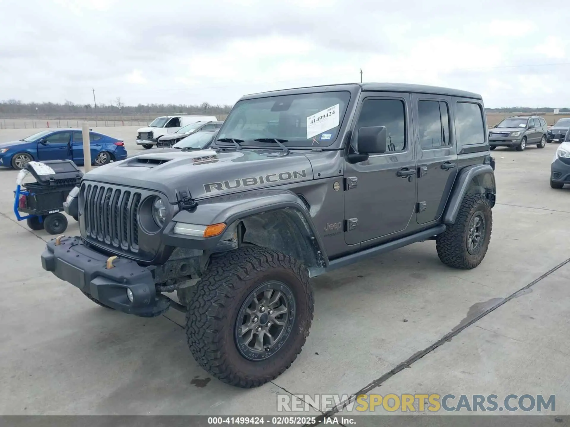 2 fotografías del automóvil dañado 1C4JJXSJXNW102670 JEEP WRANGLER UNLIMITED 2022