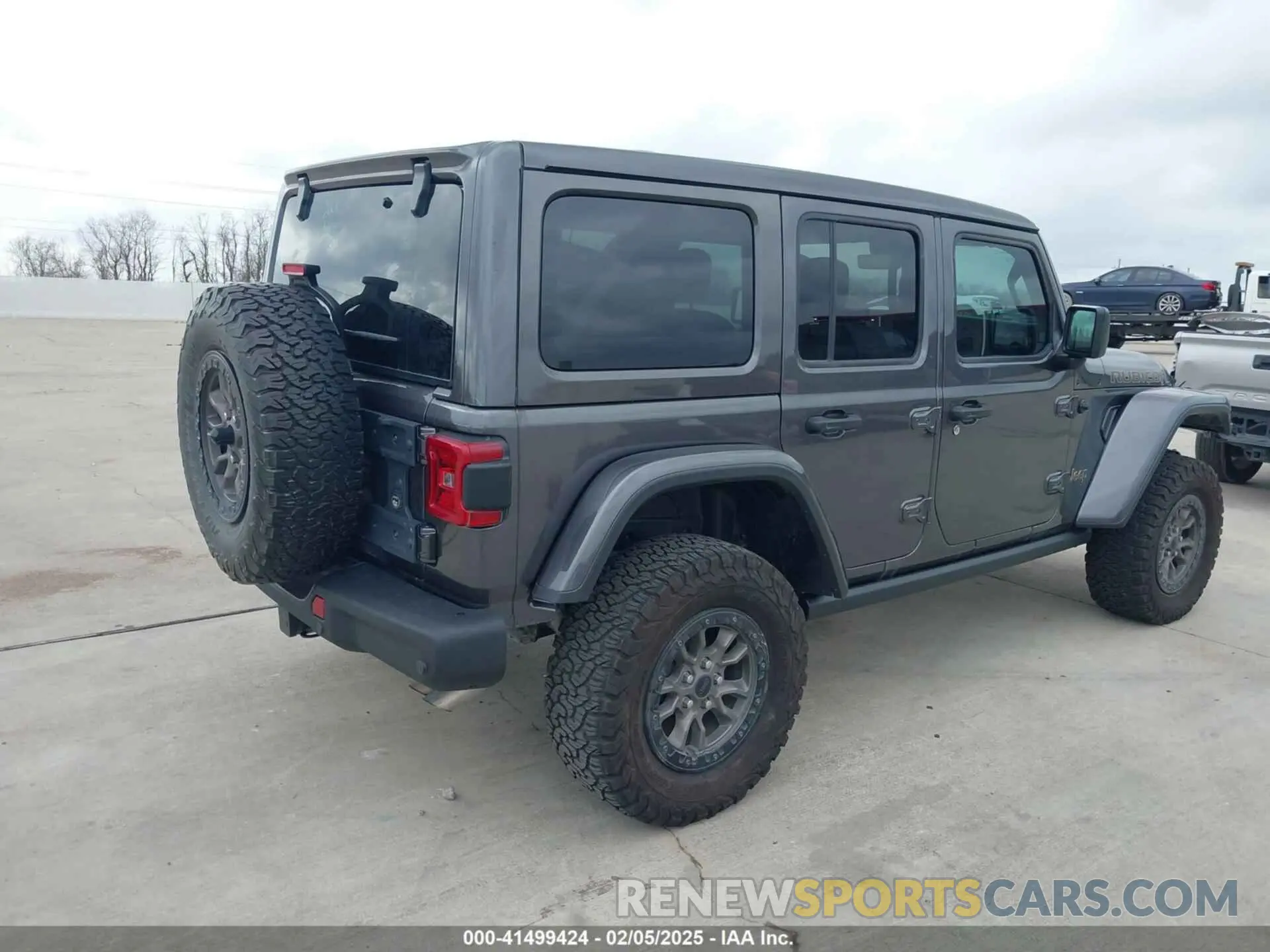4 fotografías del automóvil dañado 1C4JJXSJXNW102670 JEEP WRANGLER UNLIMITED 2022
