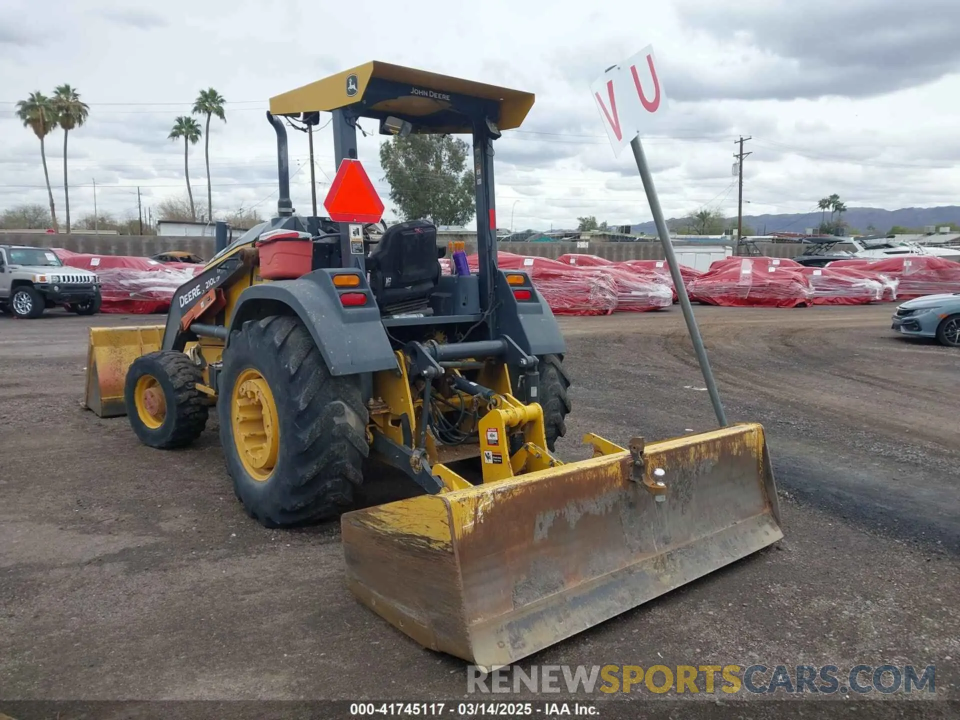 3 fotografías del automóvil dañado 1T8210ELKFJ893049 JOHN DEERE 210LJ SKIP LOADER 2021