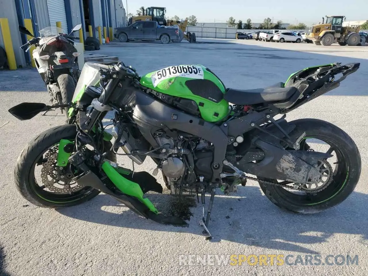 3 fotografías del automóvil dañado JKBZXJH14PA019392 KAWASAKI ZX636 K 2023