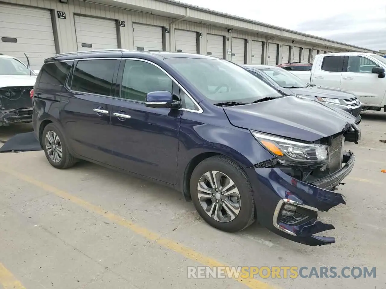 4 fotografías del automóvil dañado KNDMC5C1XK6538201 KIA All Models 2019