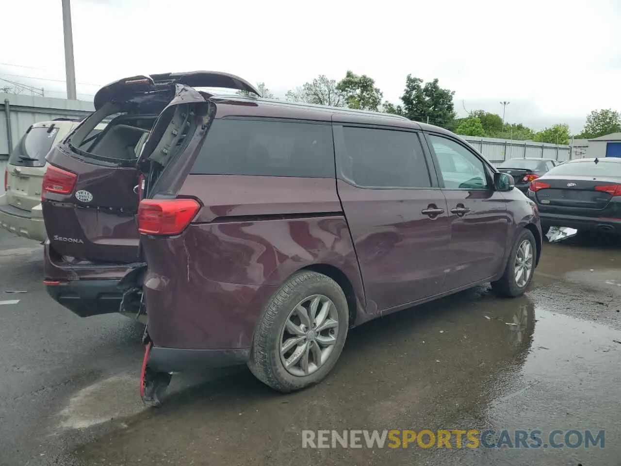 3 fotografías del automóvil dañado KNDMB5C17L6609116 KIA All Models 2020