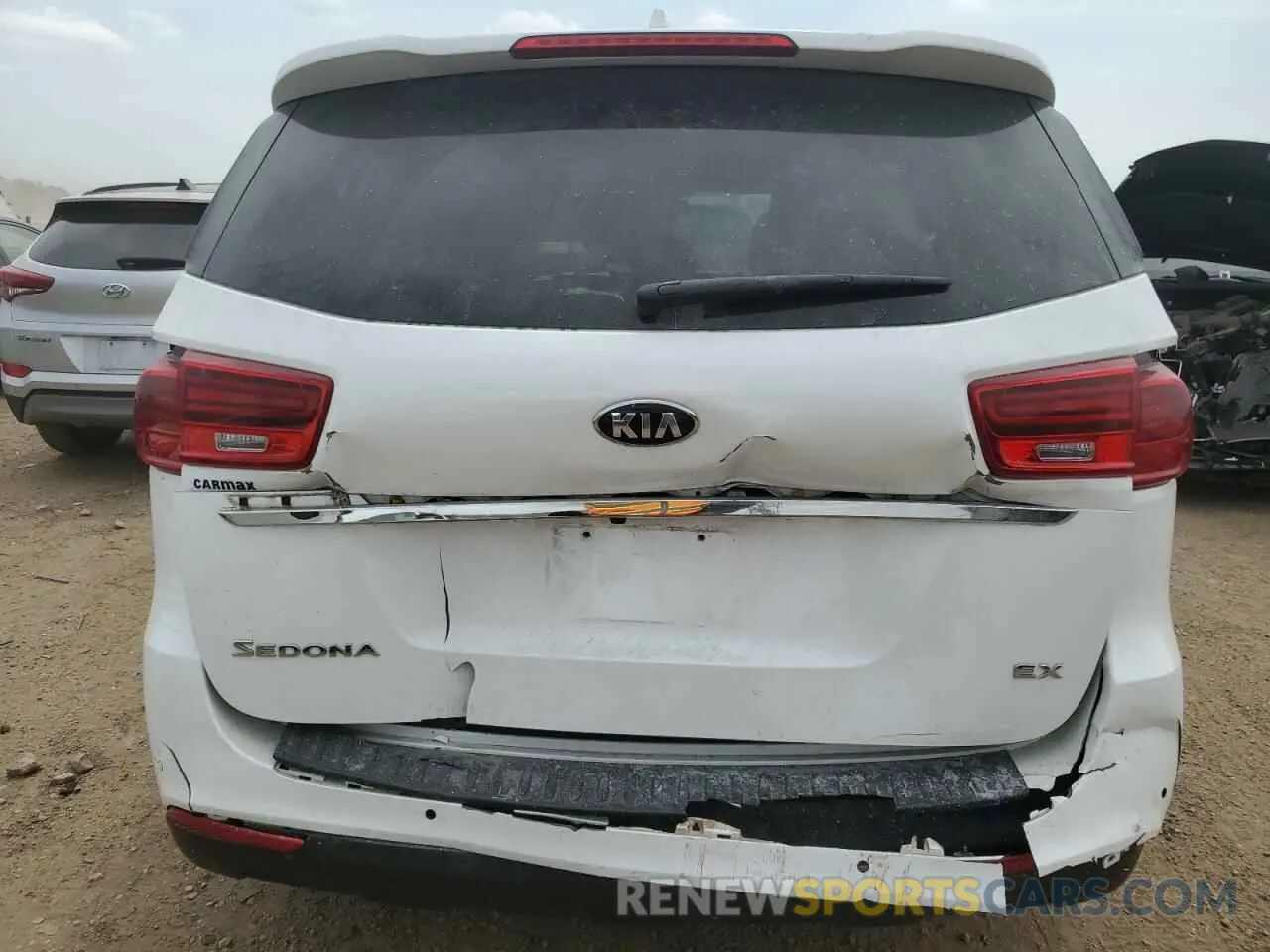6 fotografías del automóvil dañado KNDMB5C17M6673366 KIA All Models 2021