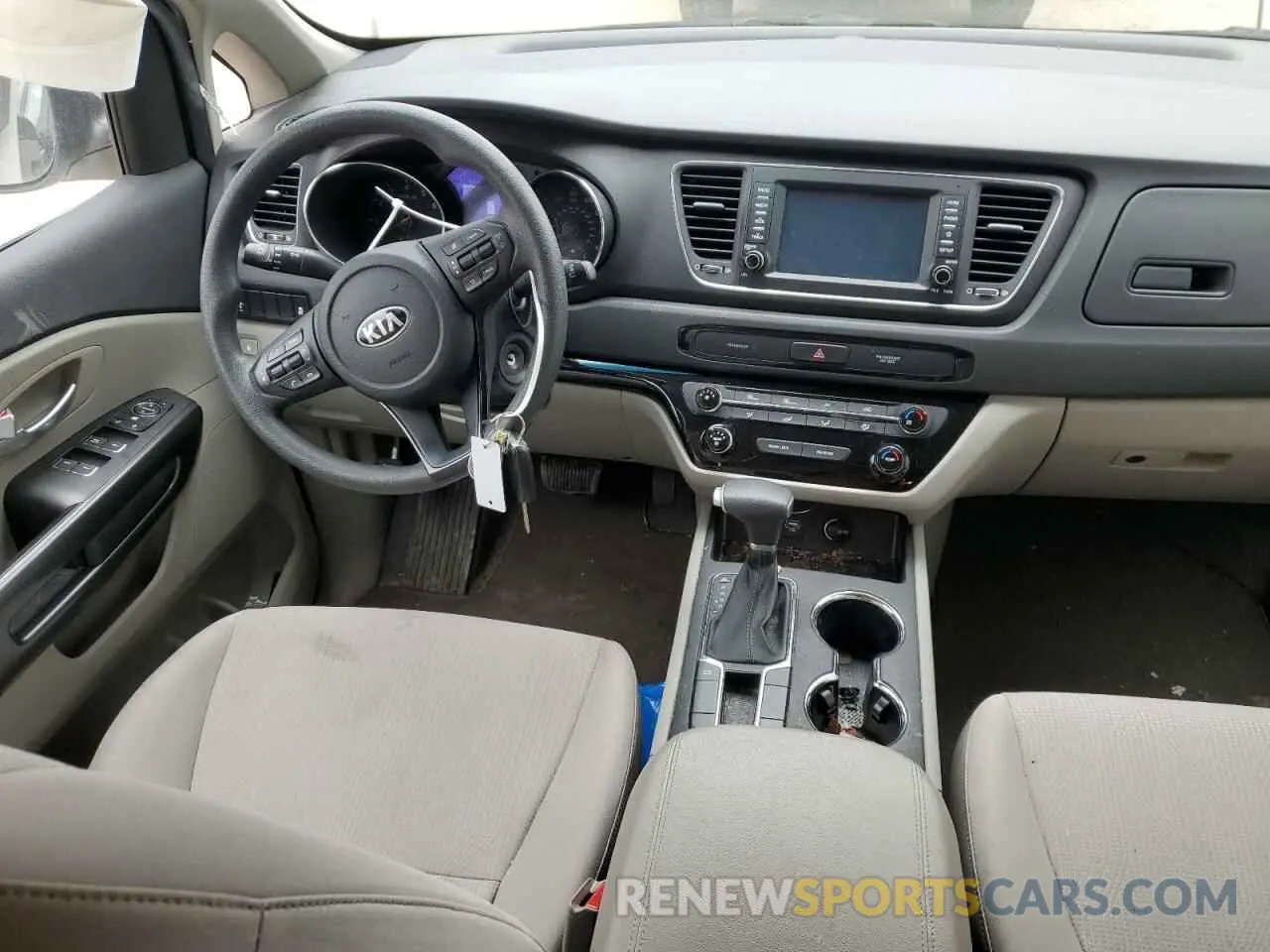 8 fotografías del automóvil dañado KNDMB5C1XM6668632 KIA All Models 2021
