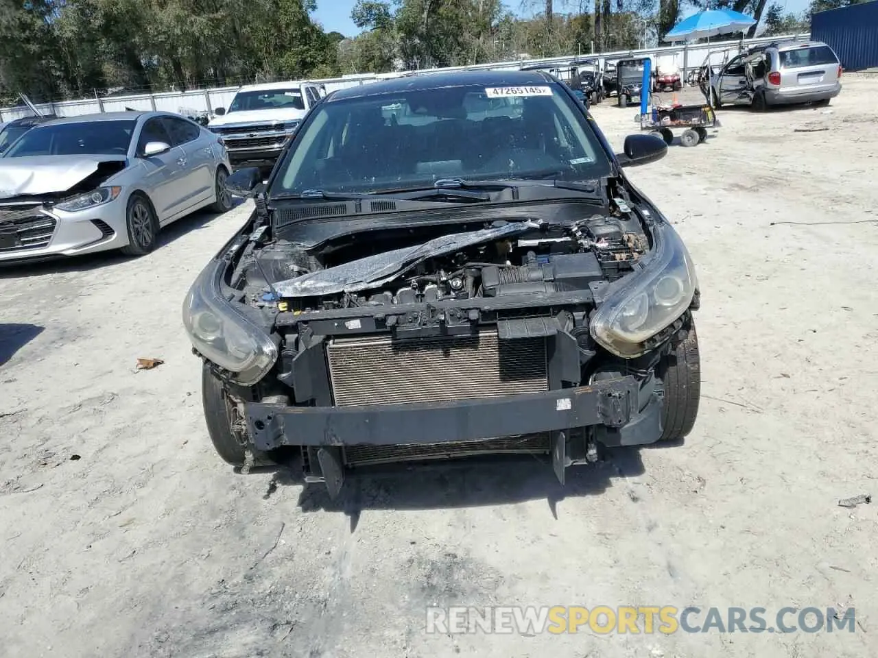 5 fotografías del automóvil dañado 3KPF24AD4KE027614 KIA AMANTI 2019