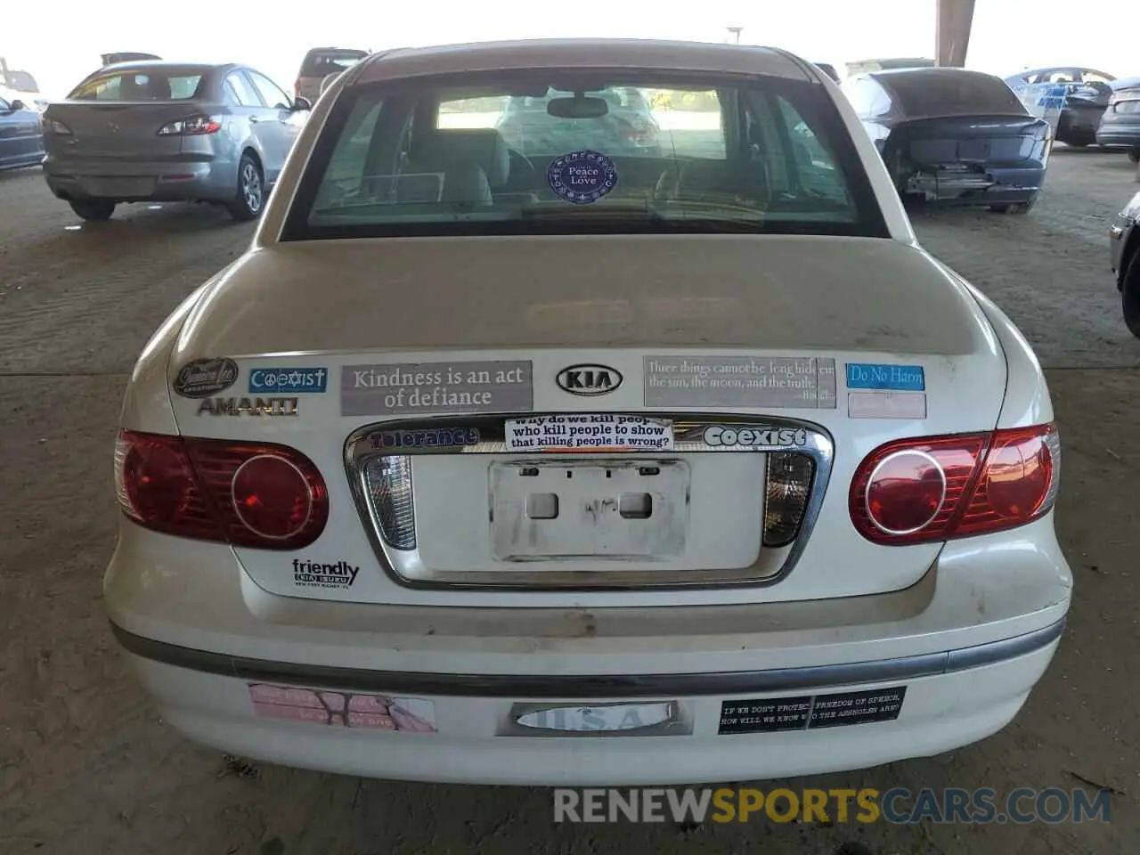 6 fotografías del automóvil dañado KNALD124865092006 KIA AMANTI 2019