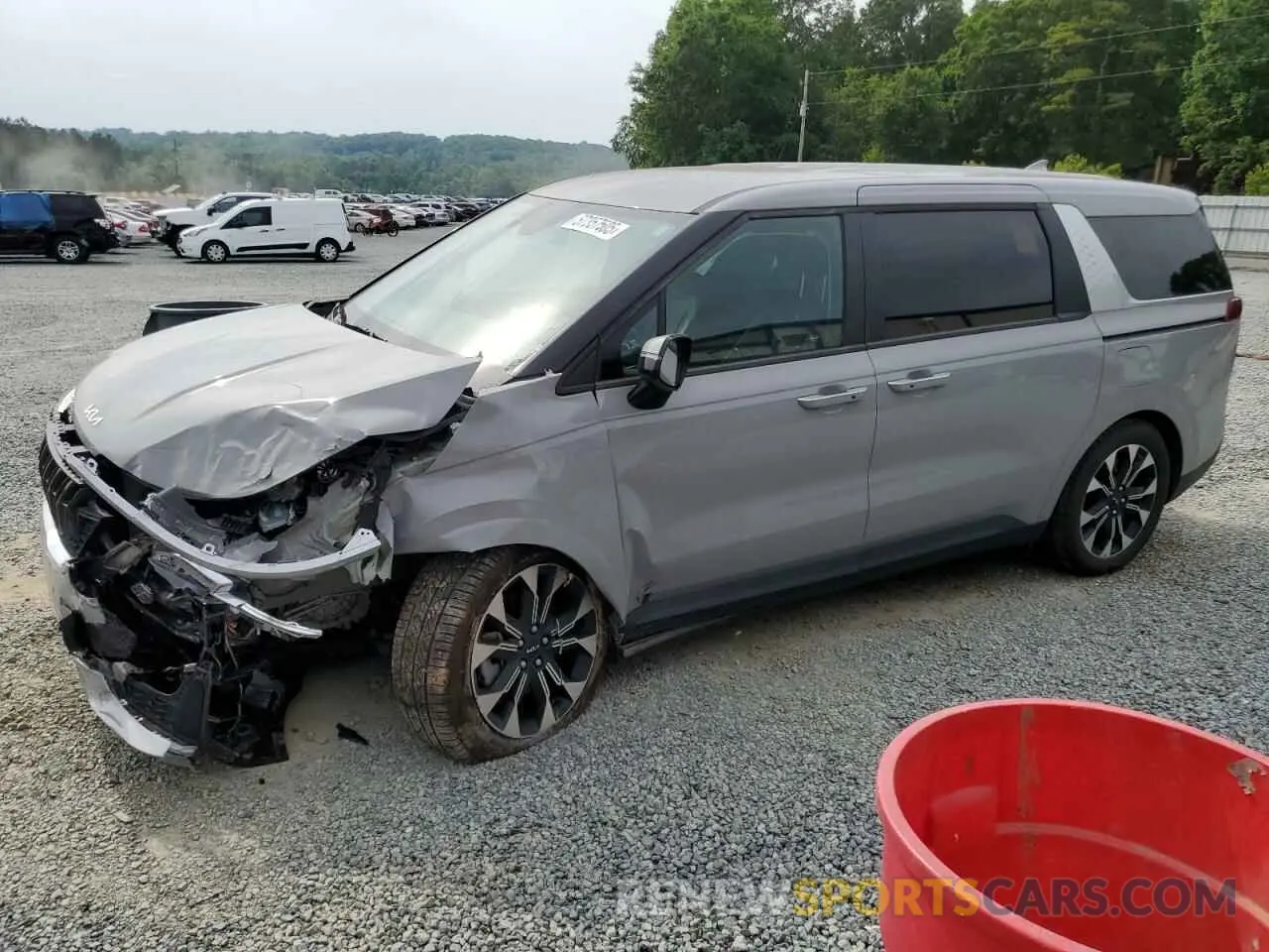 1 fotografías del automóvil dañado KNDNC5H31N6082009 KIA CARNIVAL E 2022