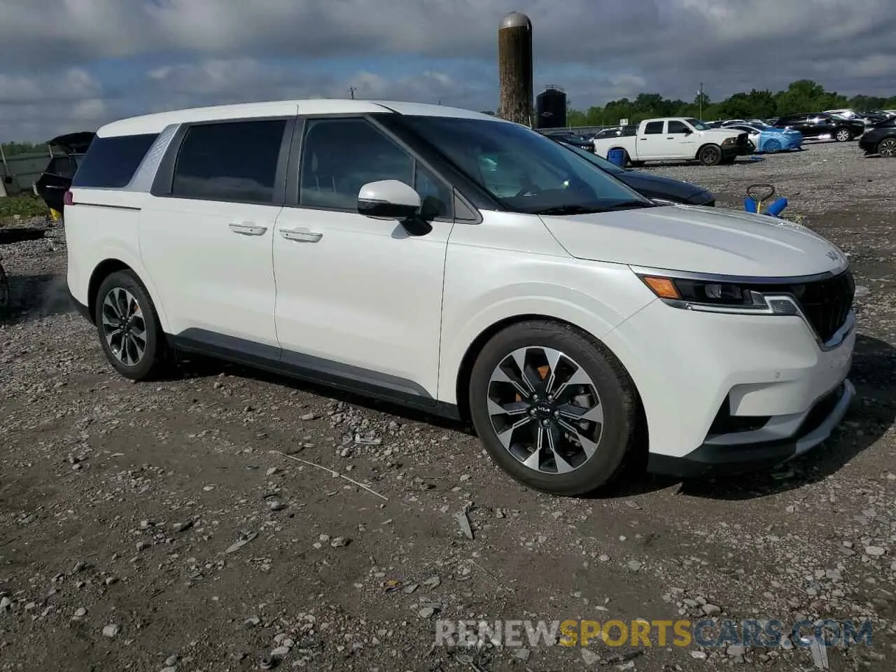 4 fotografías del automóvil dañado KNDNC5H30P6297805 KIA CARNIVAL E 2023