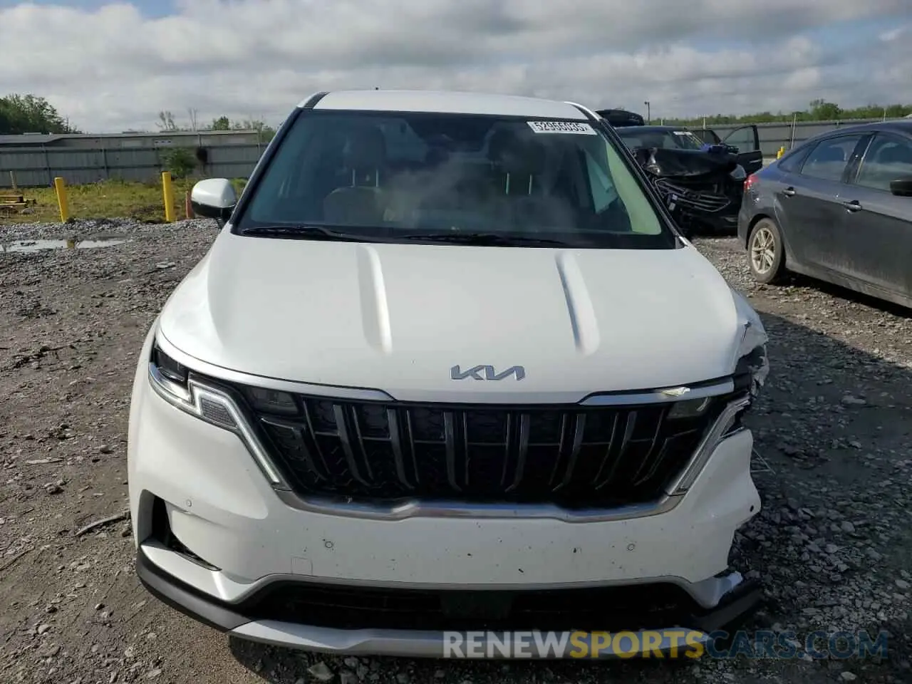5 fotografías del automóvil dañado KNDNC5H30P6297805 KIA CARNIVAL E 2023