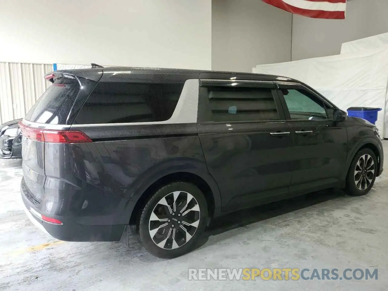 3 fotografías del automóvil dañado KNDNC5H33P6250901 KIA CARNIVAL E 2023